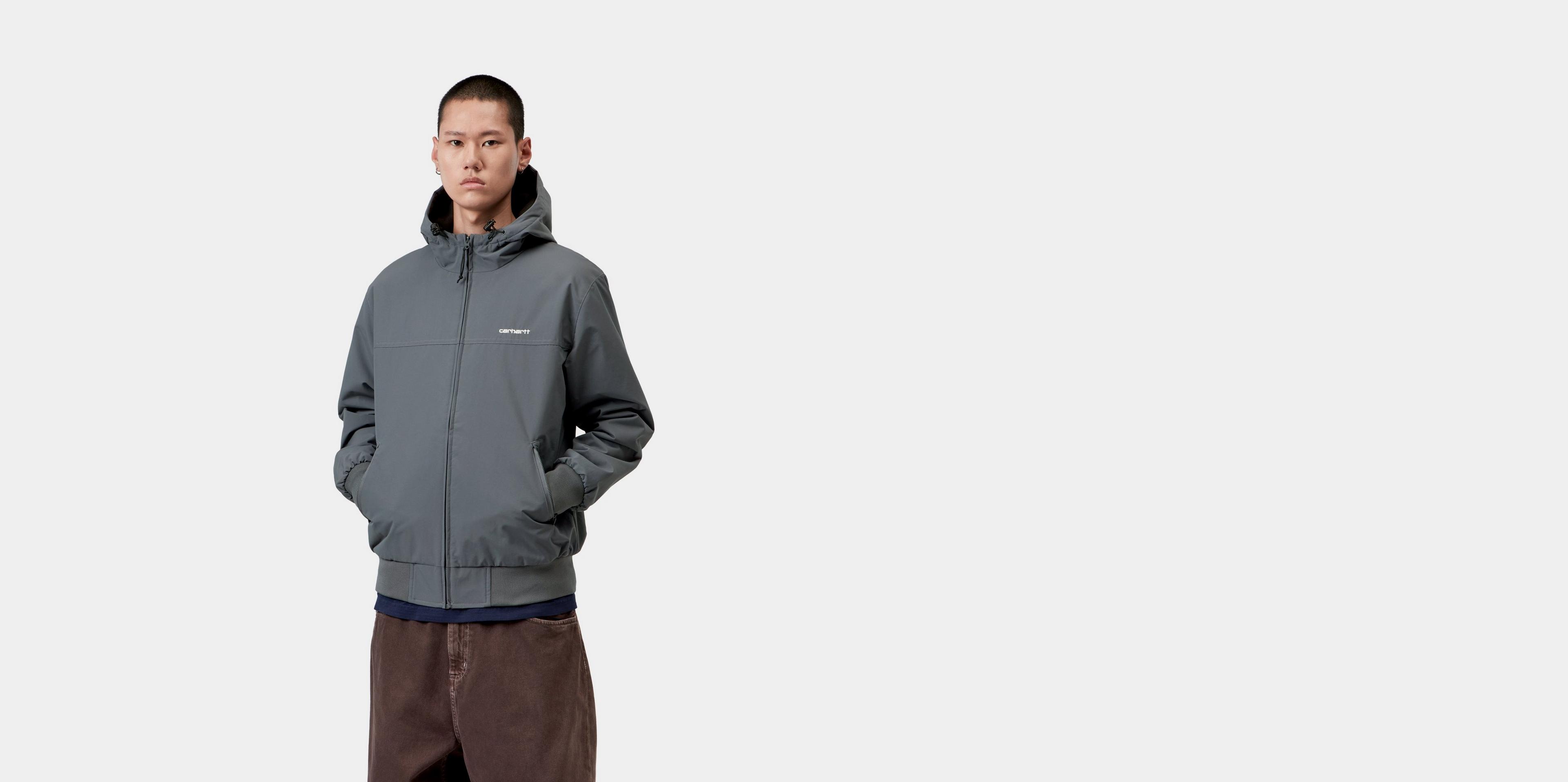 カーハート carhartt Hooded Sail Jacket M 半額以下 Carhartt WIP Hooded Sail Jacket, Styx / White | Official Online Store