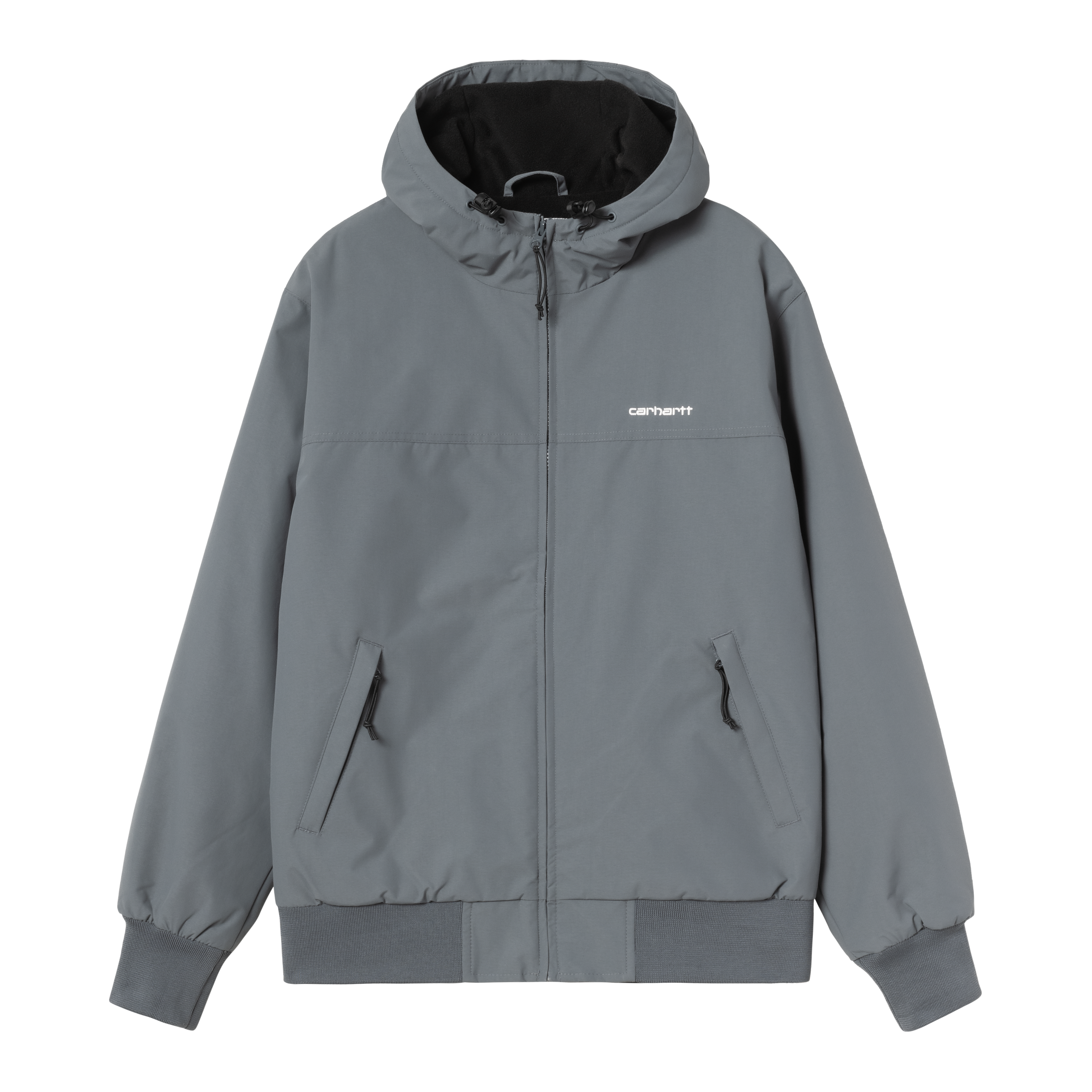 Carhartt WIP Hooded Sail Jacket, Styx / White | Official Online Store