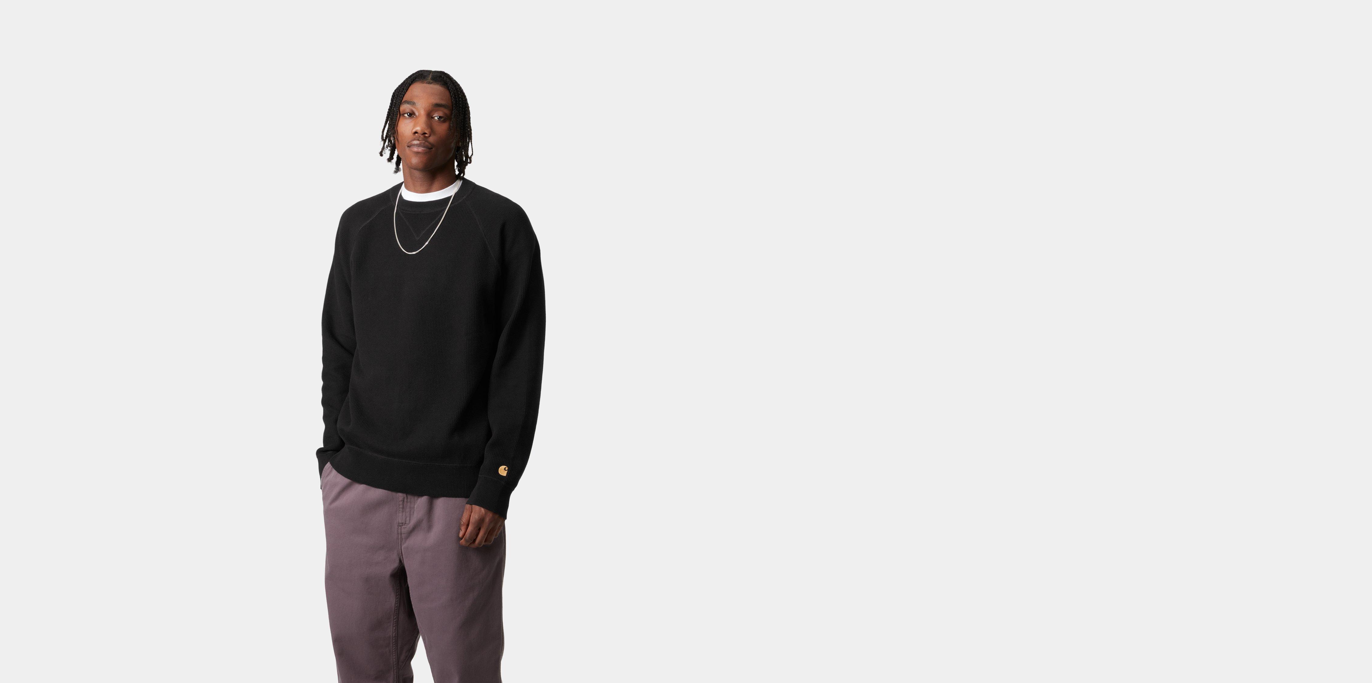 Carhartt WIP Chase Sweater Black / Gold | XS | Men