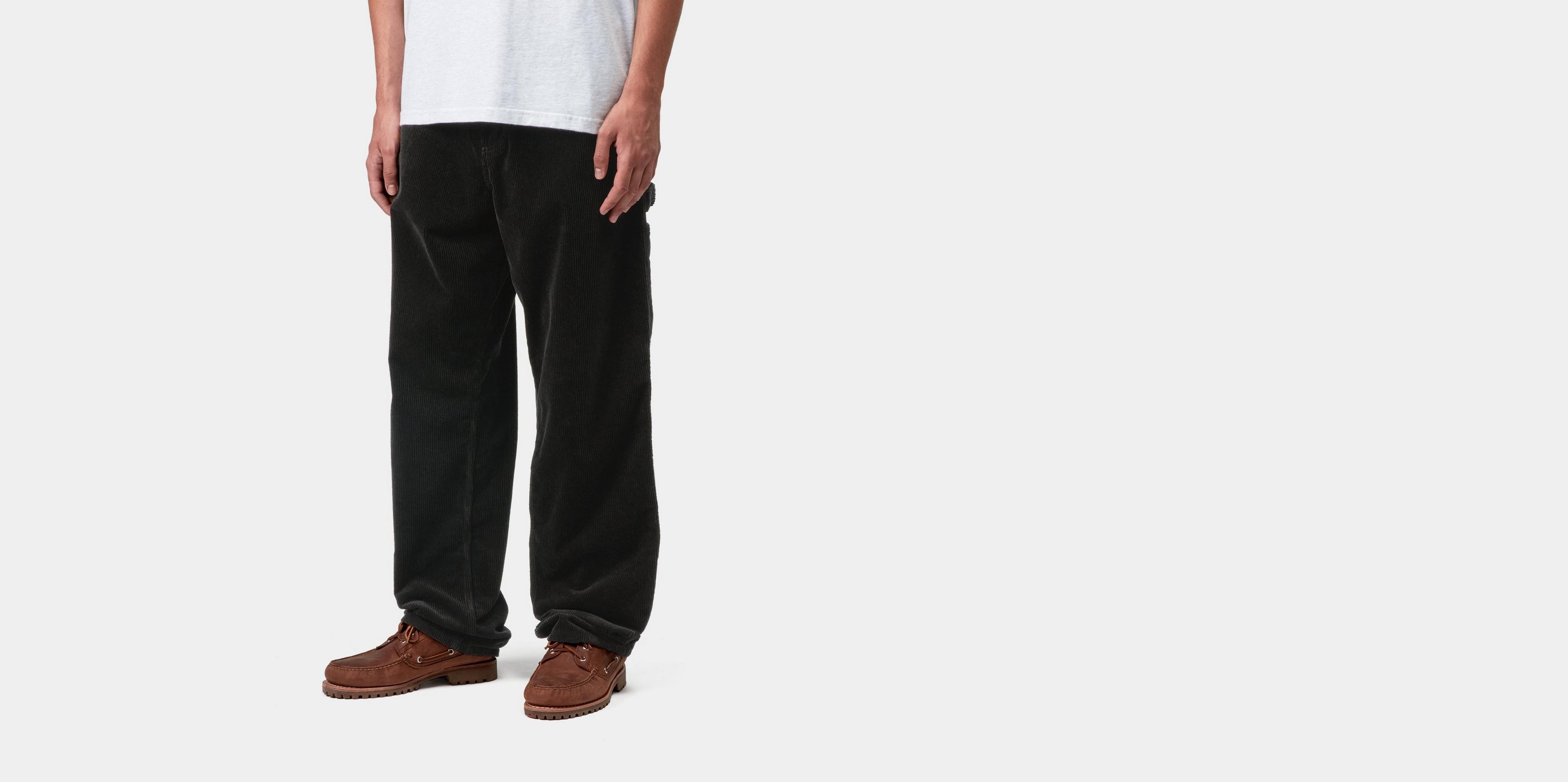 パンツ Carhartt WIP SINGLE KNEE PANT BLACK CARHARTT WIP - Single Knee Pant Dearborn Canvas Black – suuupply