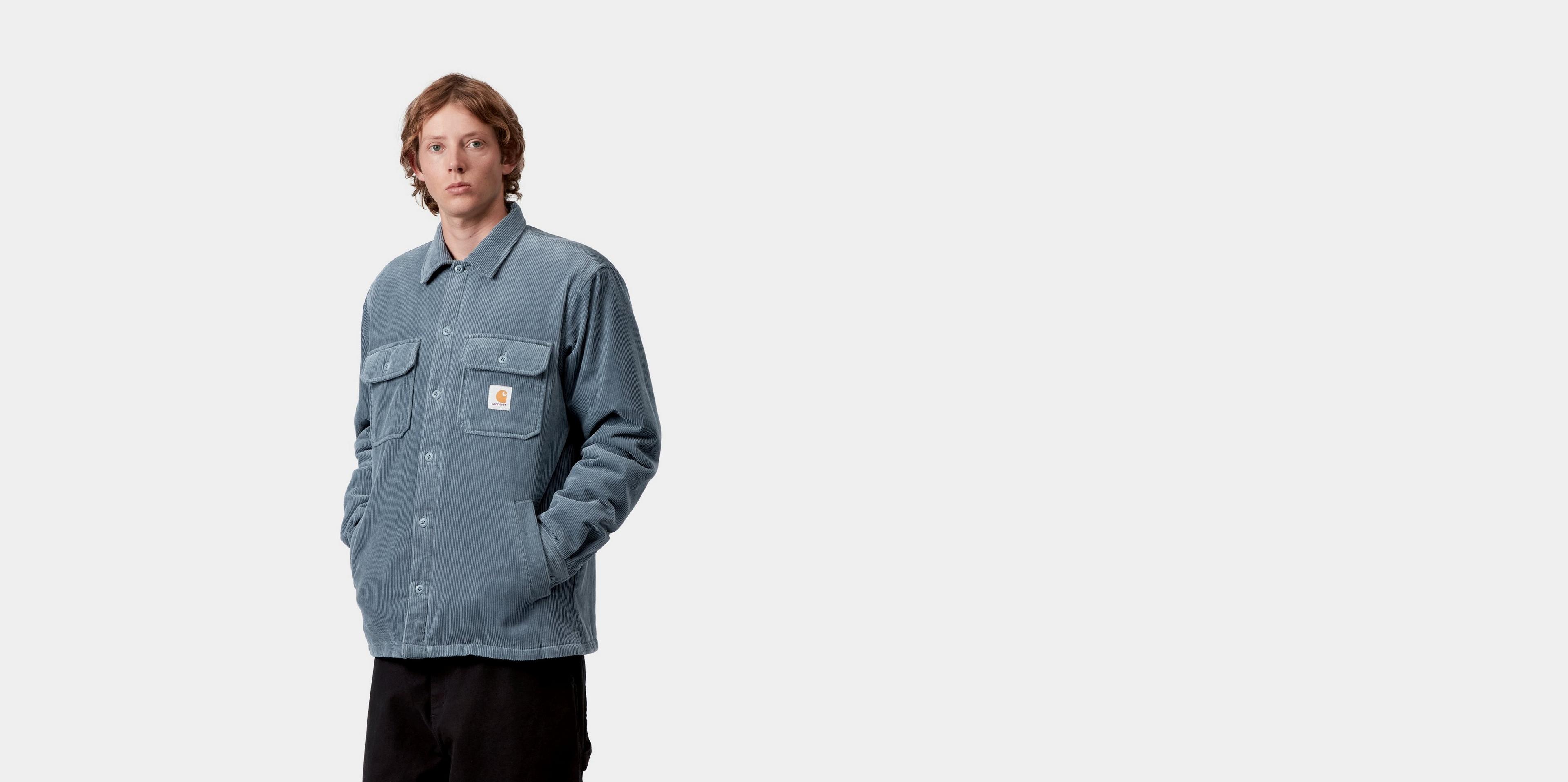 Carhartt Whitsome Shirt Jac グレー Carhartt WIP Whitsome Shirt Jac, Angelite | Official Online Store