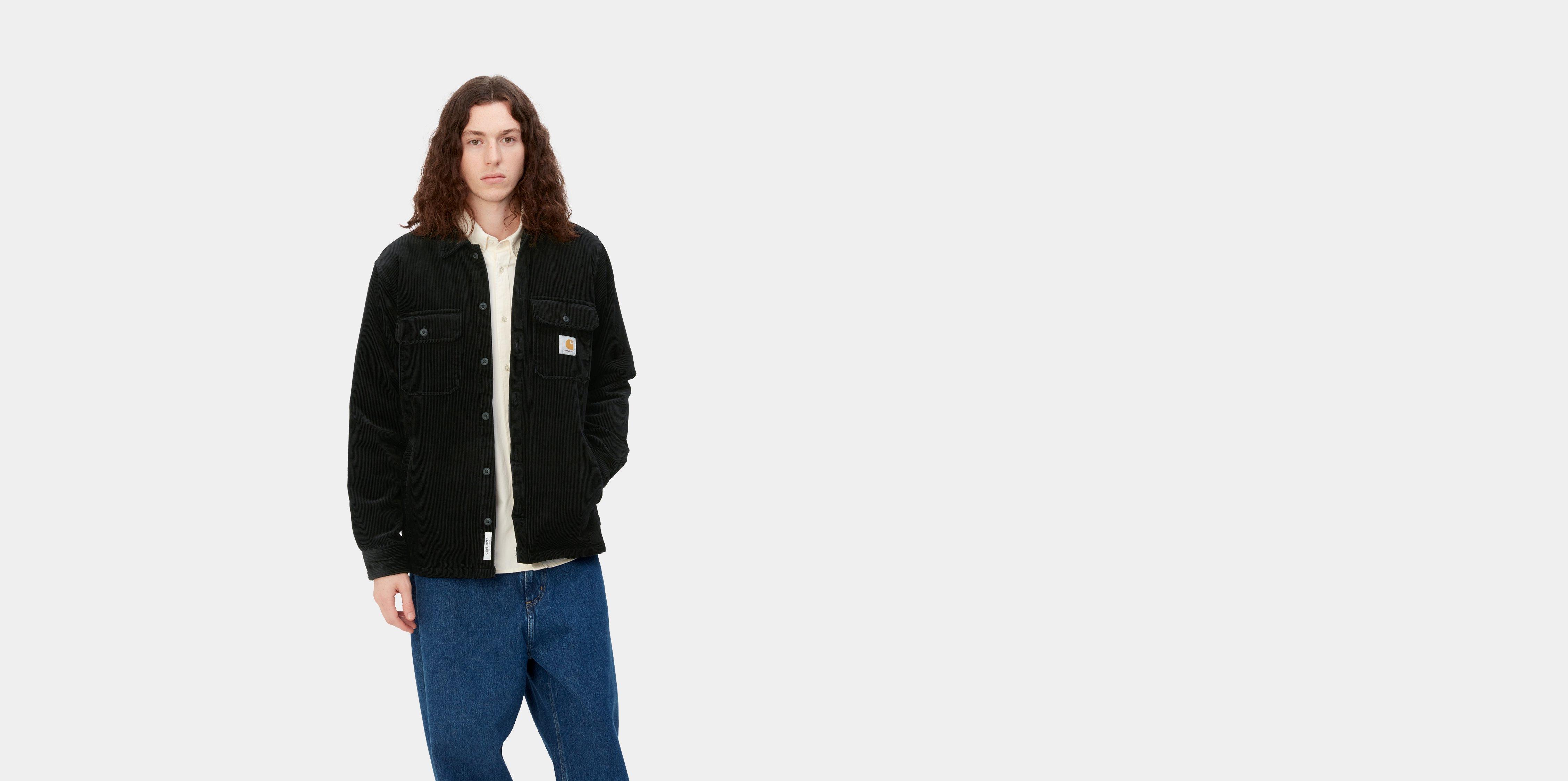 Carhartt WIP Whitsome Shirt Jac, Black | Boutique officielle en Ligne