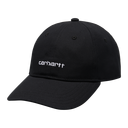Carhartt WIP Canvas Script Cap, Dark Navy / Dark Scarab | Official