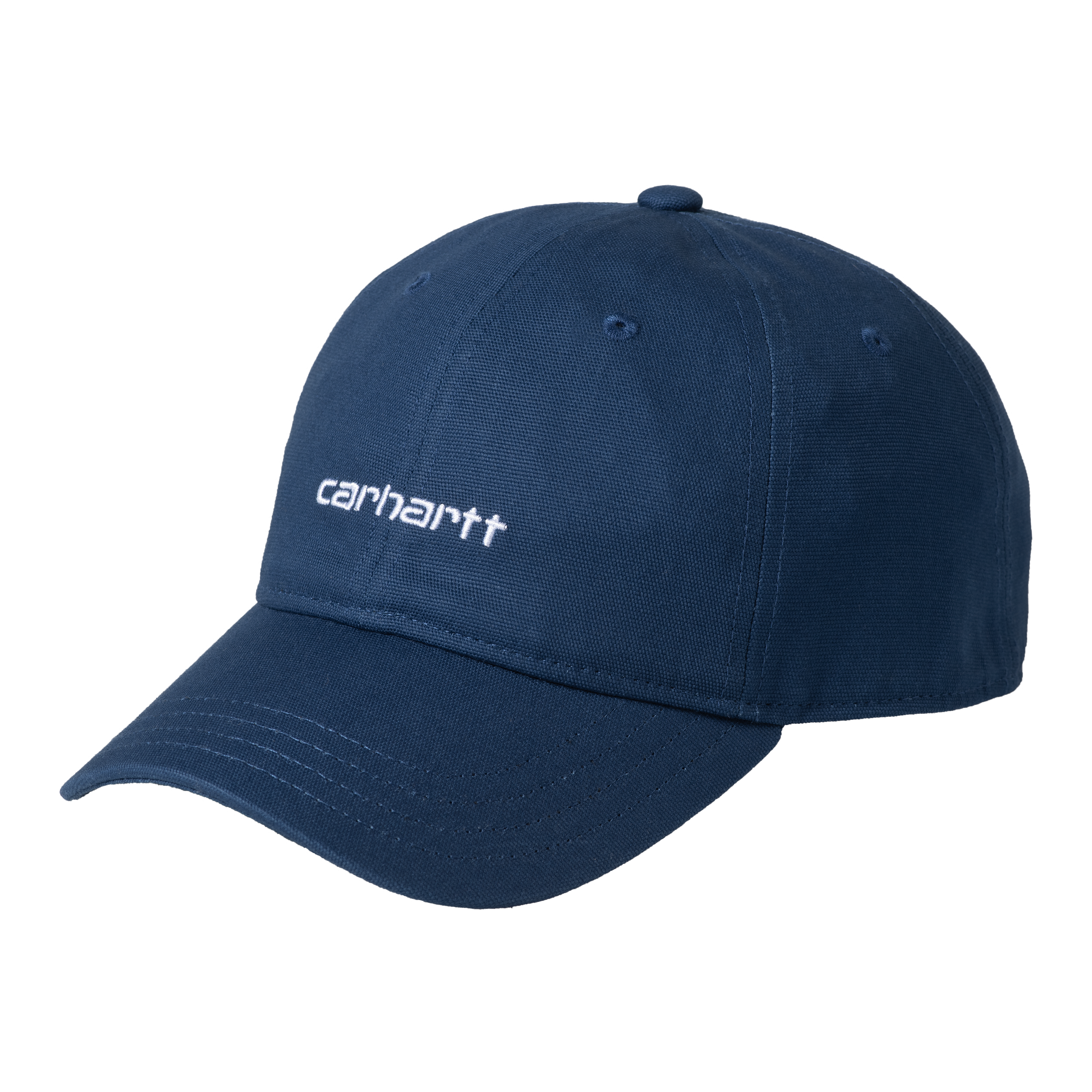 Carhartt WIP Canvas Script Cap in Blue