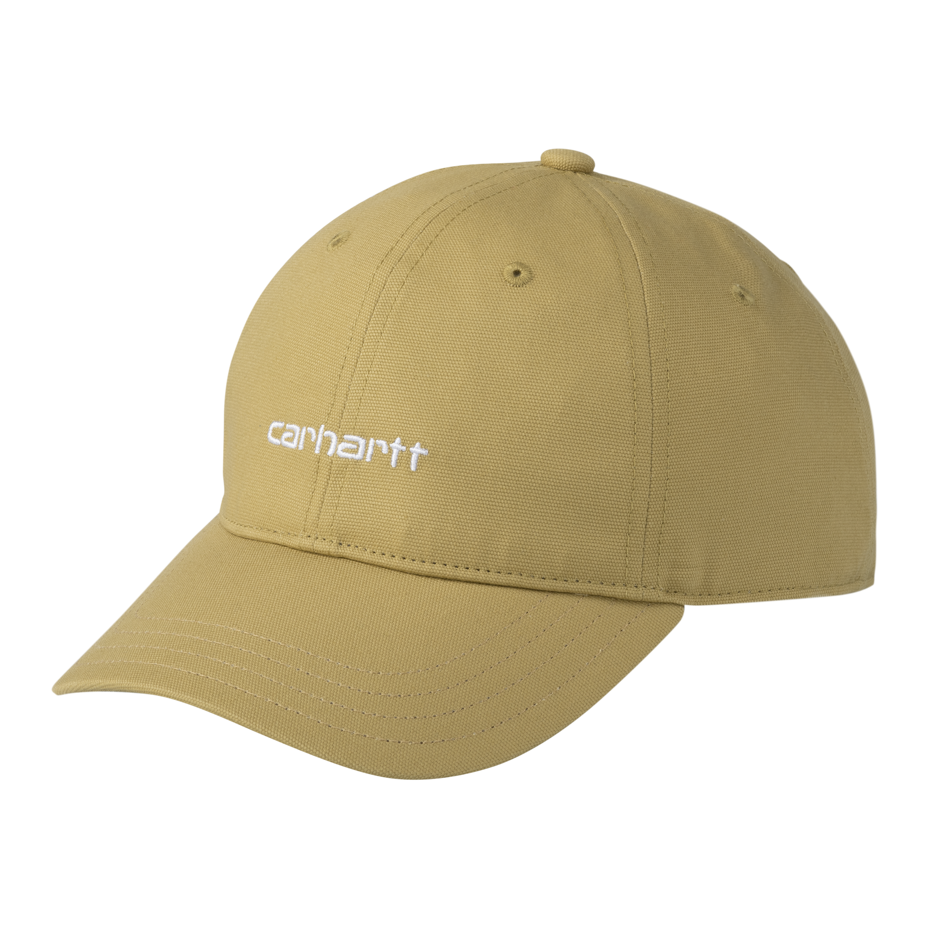 Carhartt WIP Canvas Script Cap in Beige