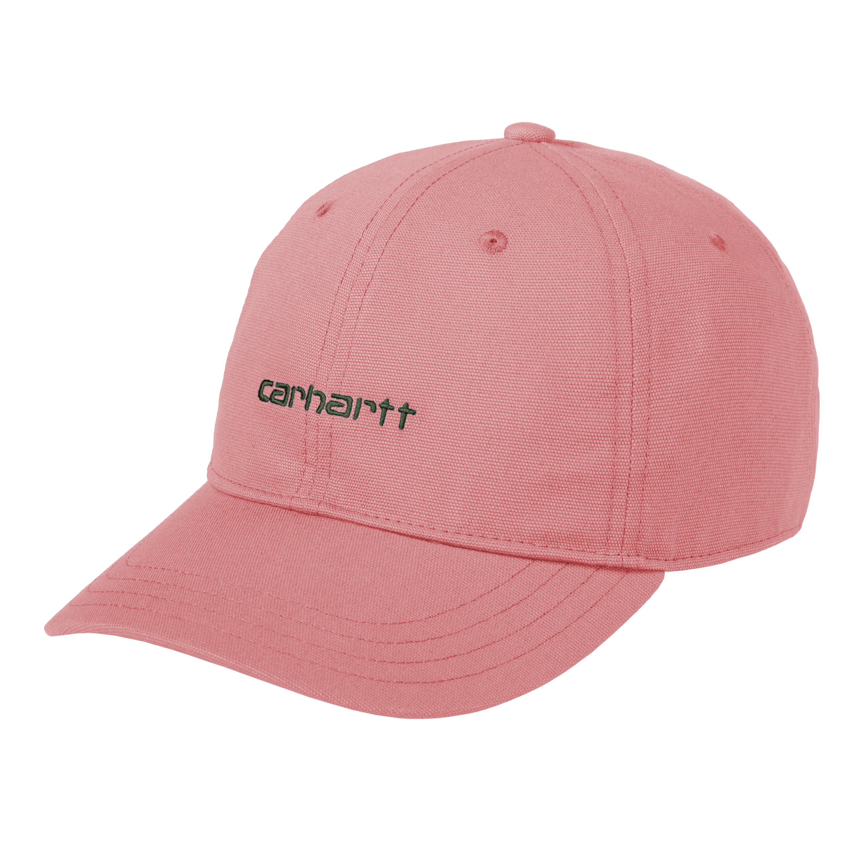 Carhartt WIP Canvas Script Cap in Pink