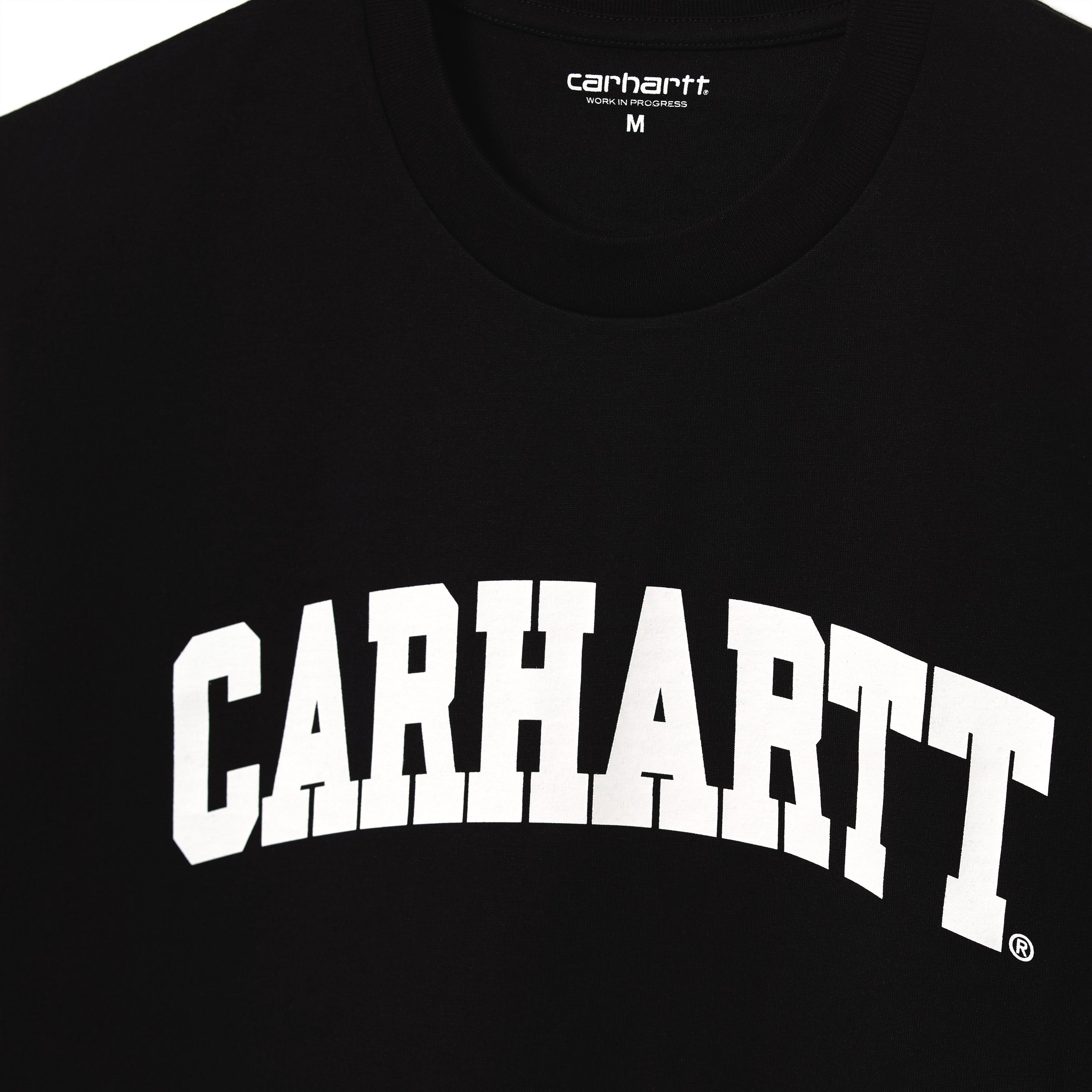 Carhartt WIP S/S University T-Shirt, Black / White