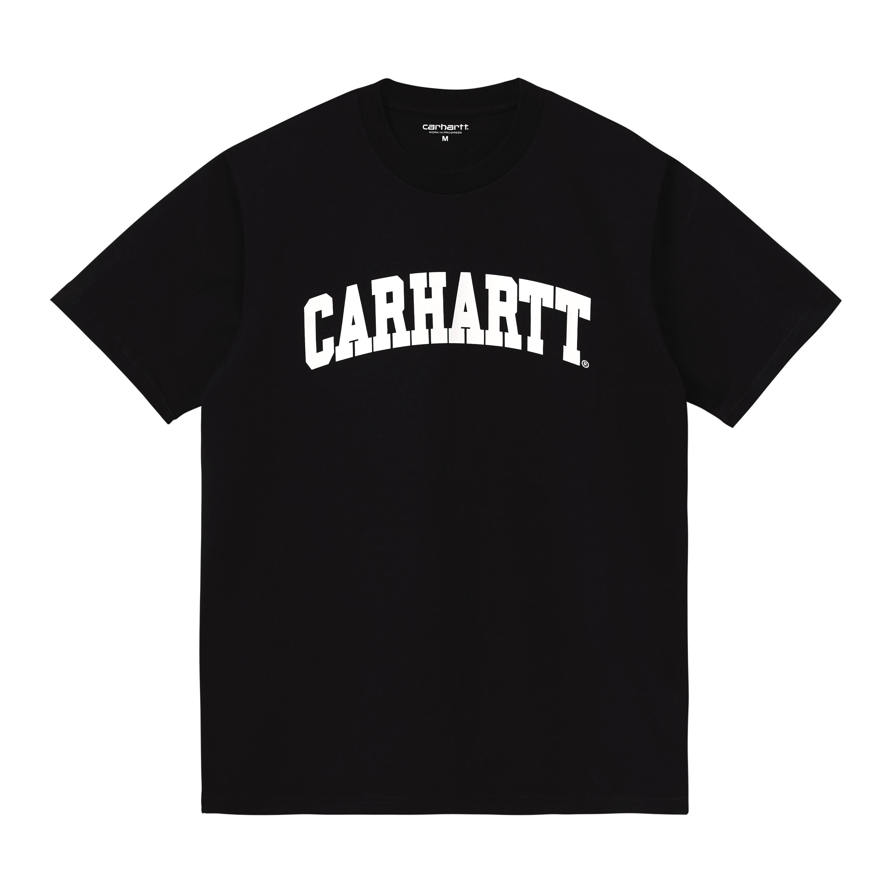 ★Carhartt★ SS University Short Sleeve T-Shirt Black I03485 Carhartt WIP University T-Shirt | White / Black | Official
