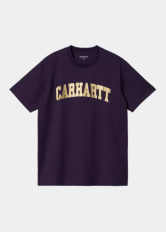 Carhartt WIP Short Sleeve University T-Shirt Violet