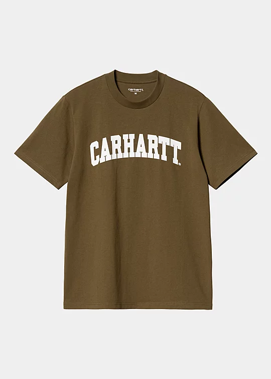 Carhartt WIP Short Sleeve University T-Shirt en Marrón