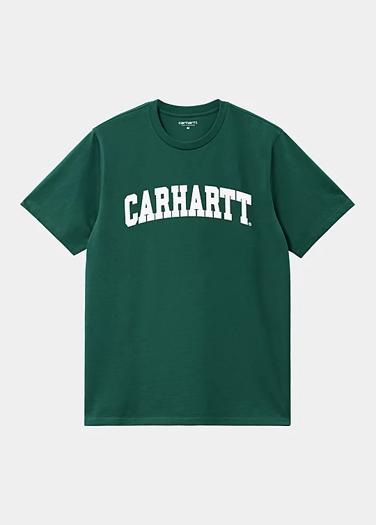 Carhartt WIP Short Sleeve University T-Shirt en Verde