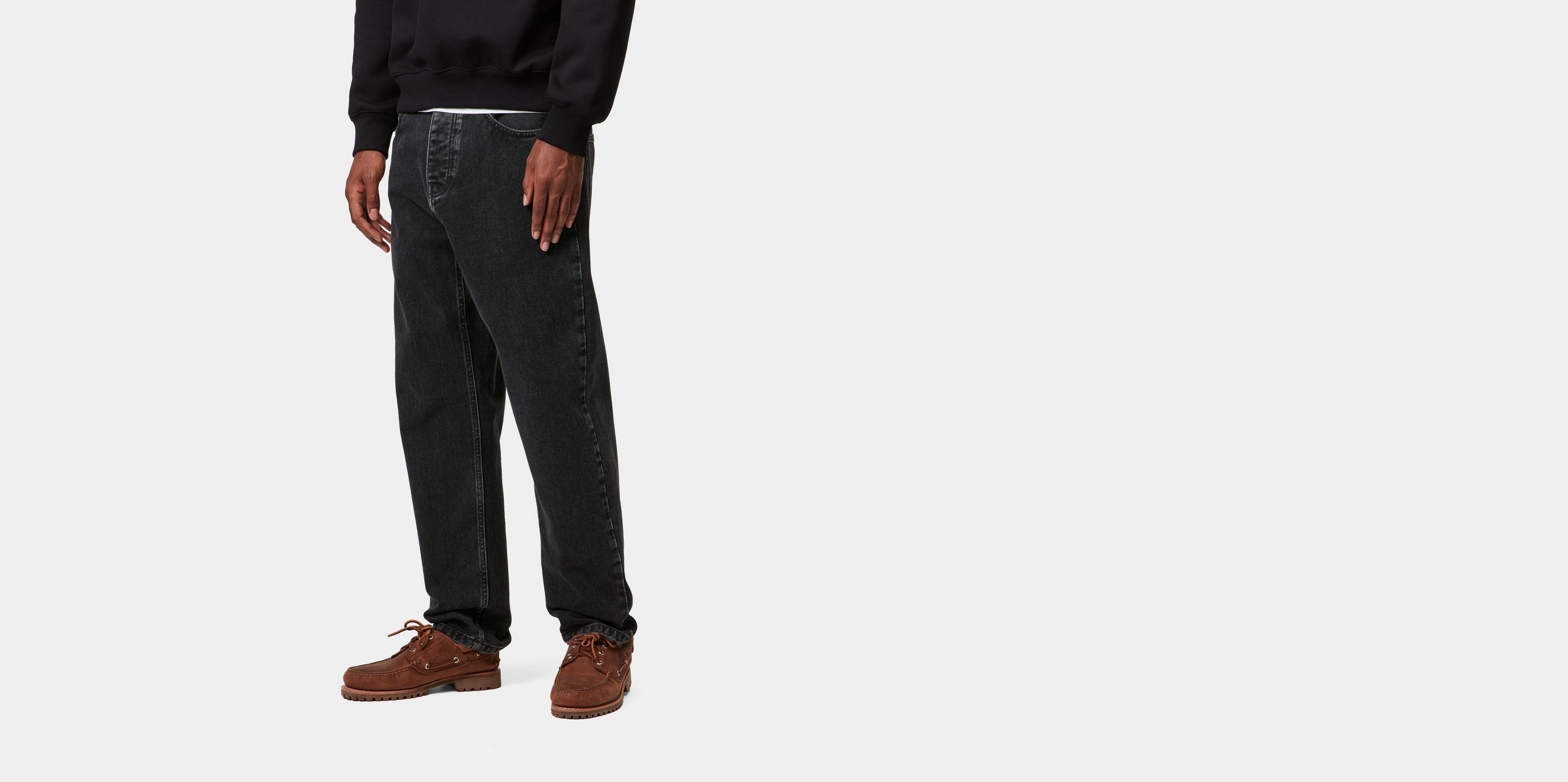 Carhartt　wip NEWEL PANT ブラックデニムパンツ　ジーンズ Carhartt WIP Newel Pant, Black | Official Online Store