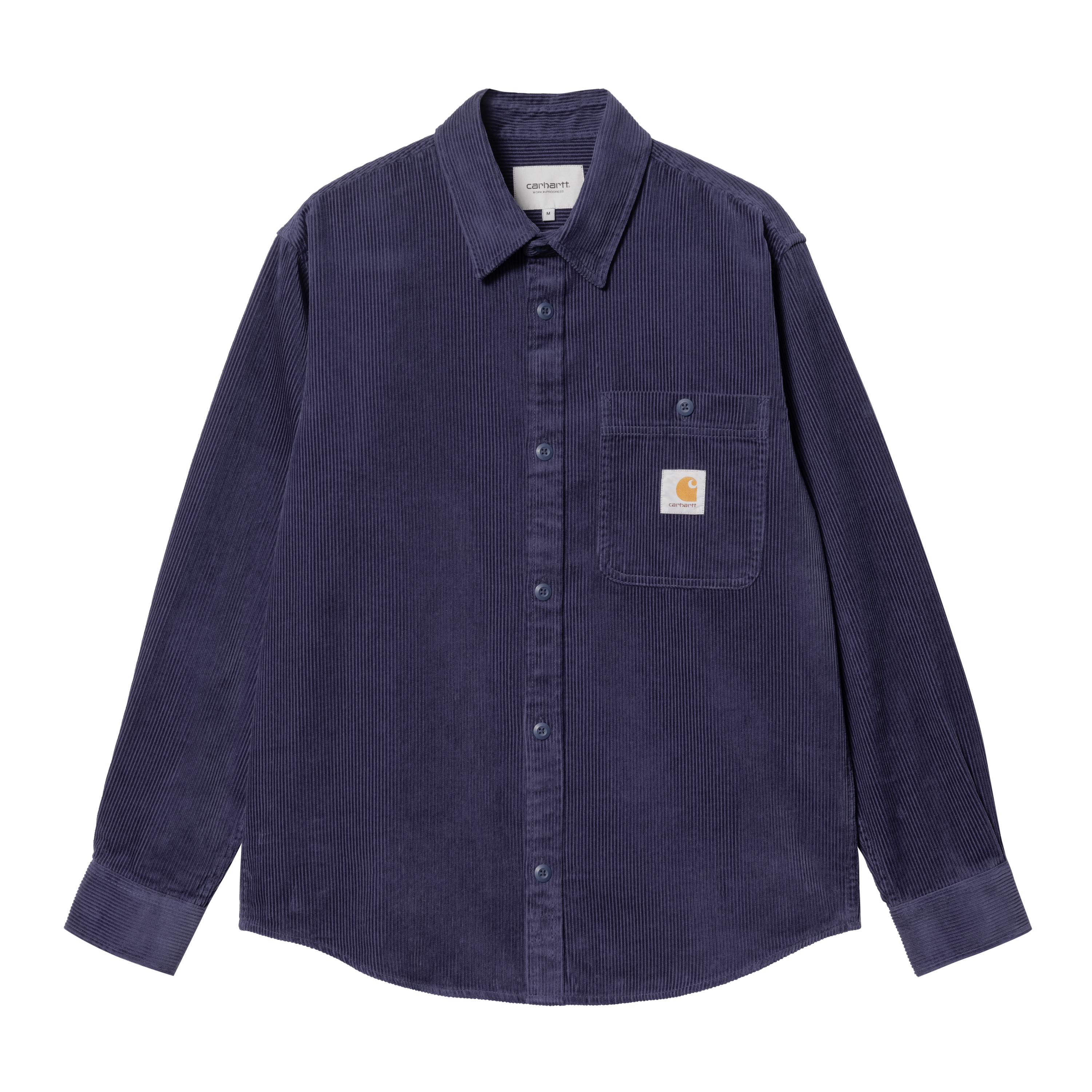 Carhartt WIP Long Sleeve Flint Shirt in Blu