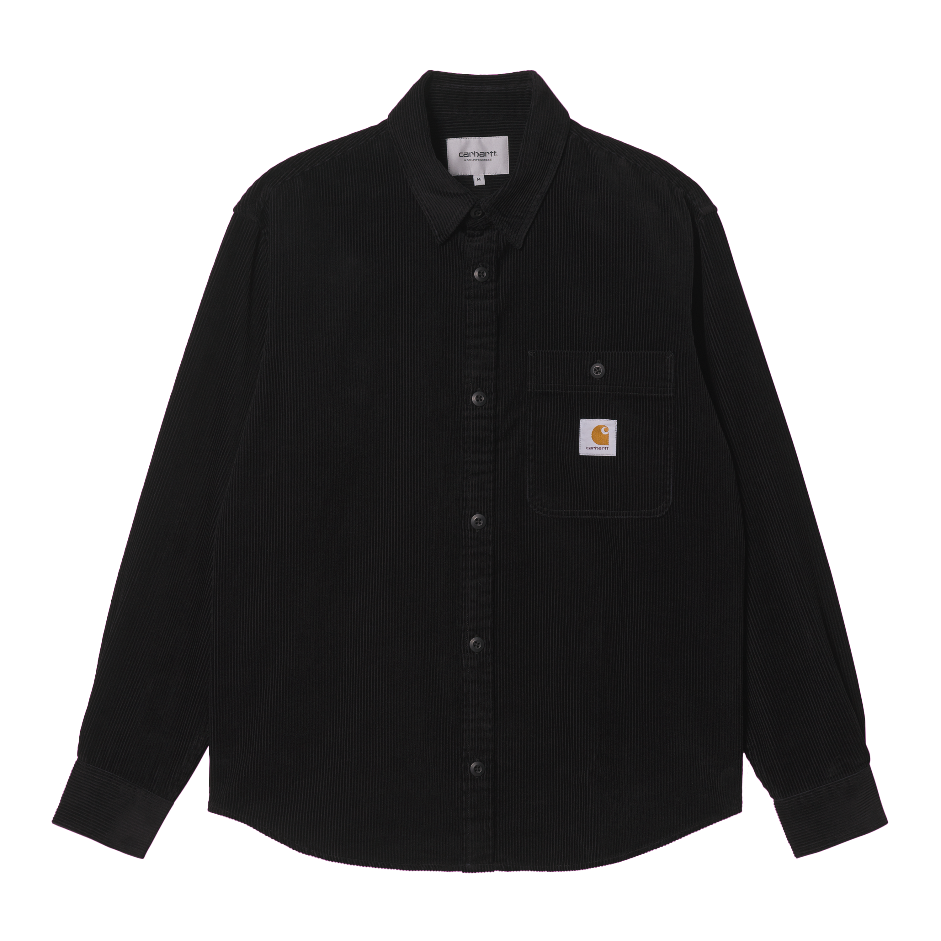 Carhartt WIP Long Sleeve Flint Shirt in Black