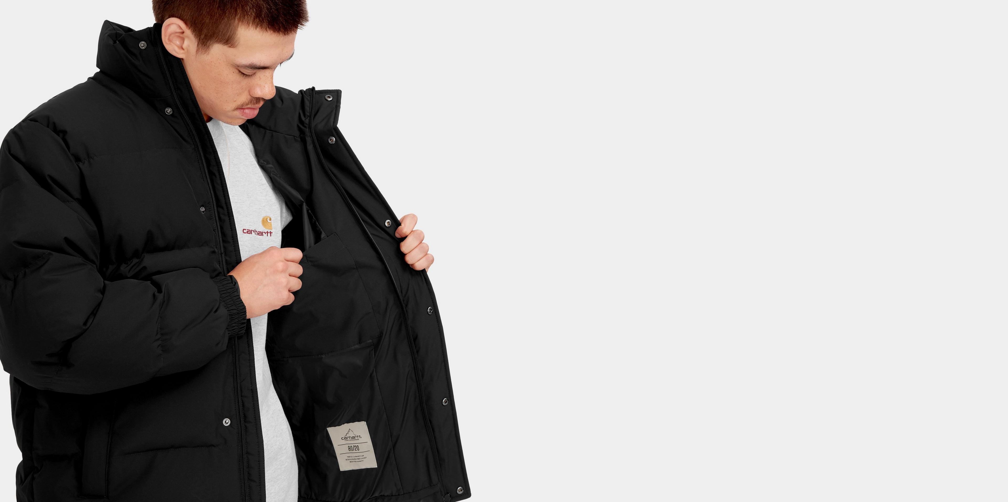 Carhartt WIP Danville Jacket, Black / White | Official Online Store