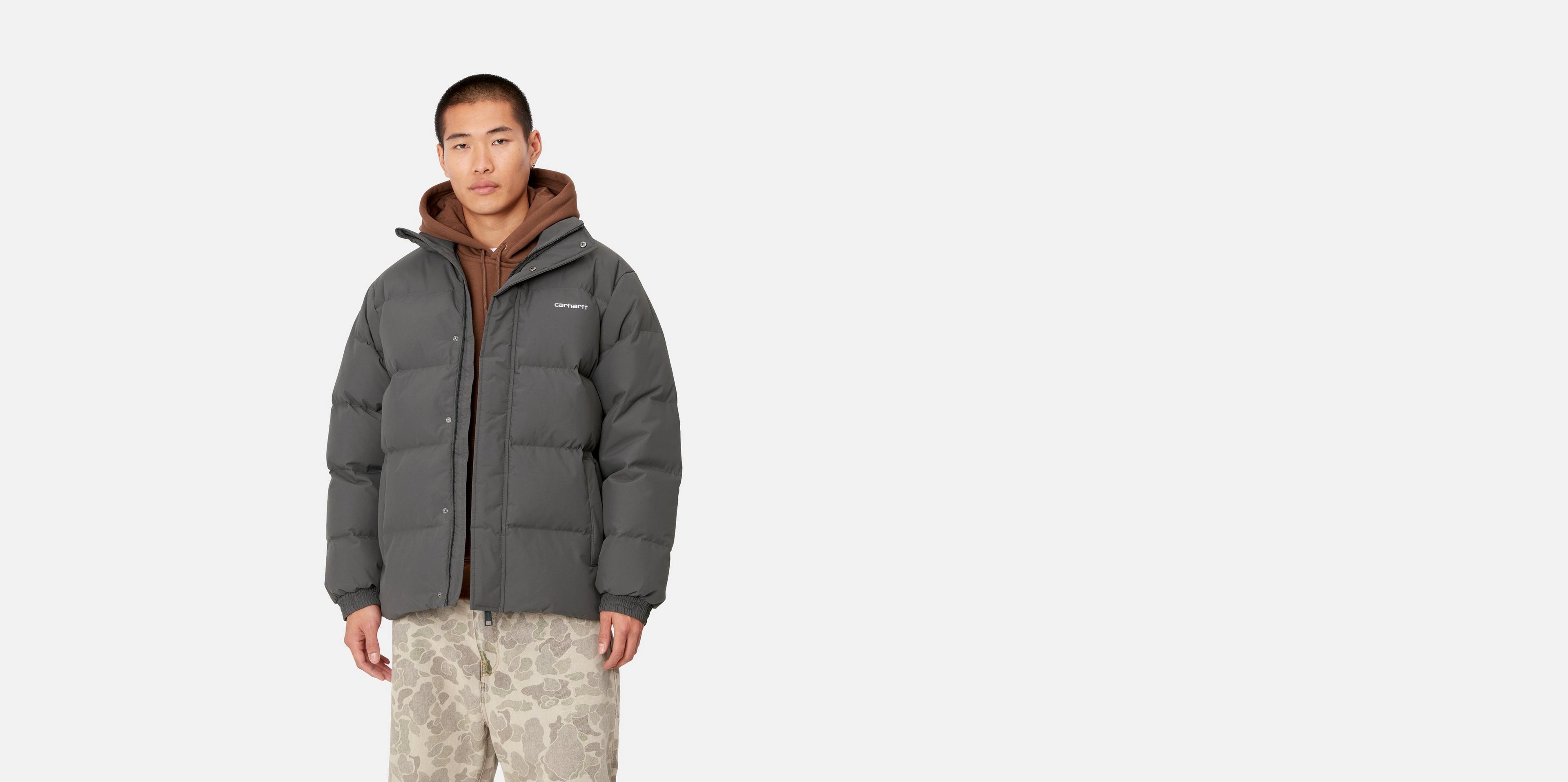 [CARHARTT]★DANVILLE JACKET Gray Danville Down Jacket by Carhartt Work In Progress on Sale