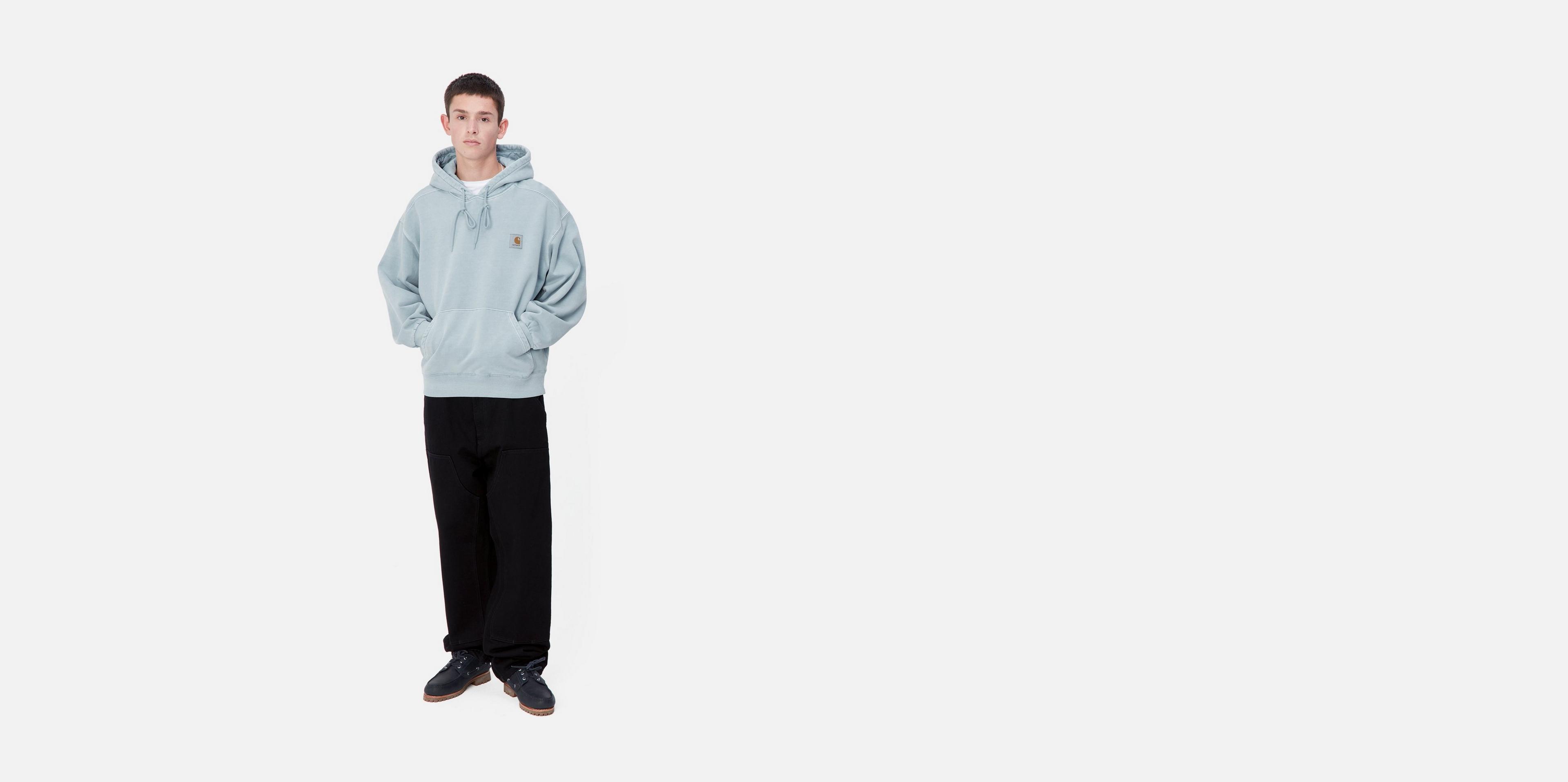 Carhartt WIP Hooded Vista Sweatshirt, Dusty Ice | Official
