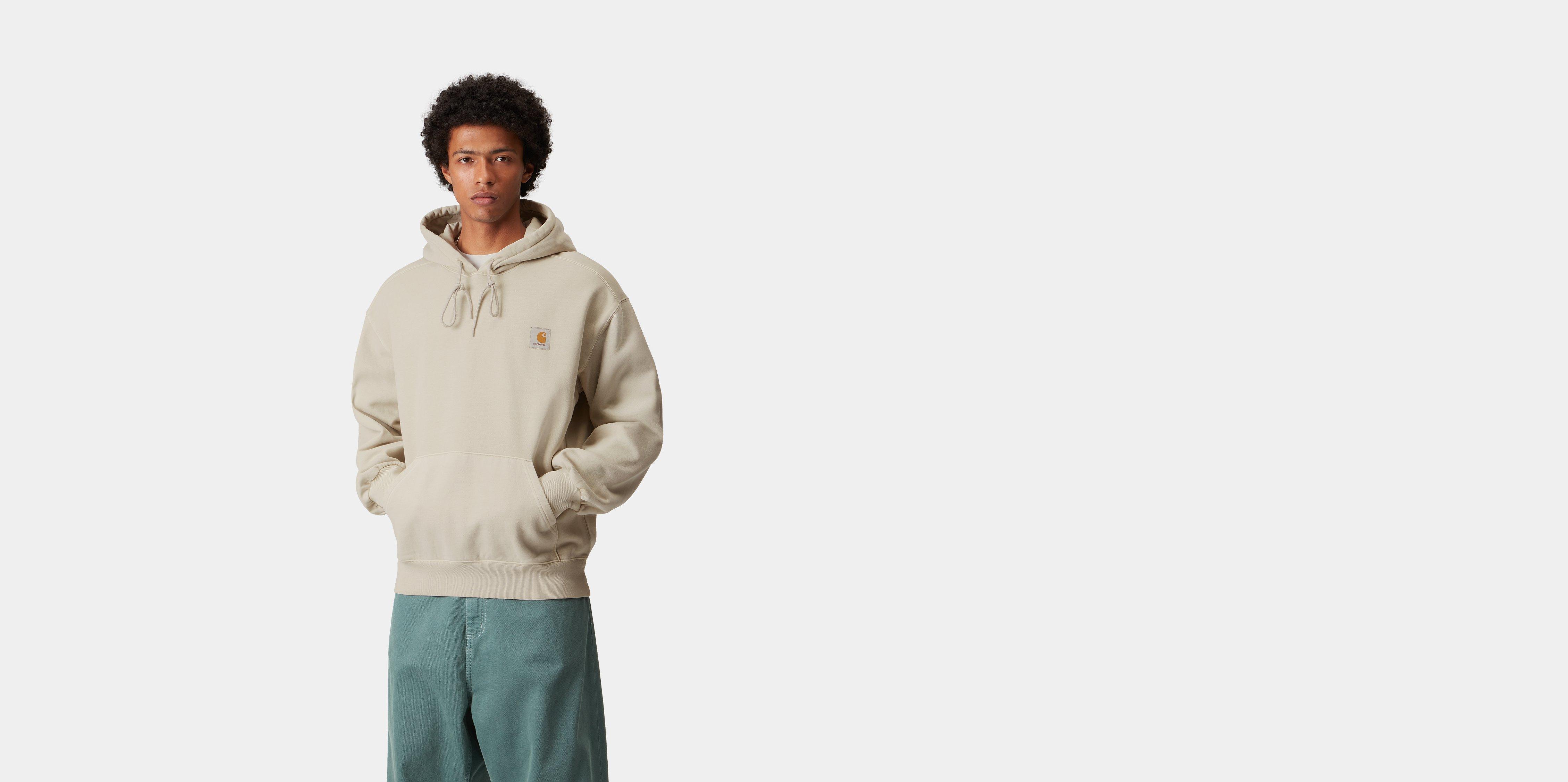 Carhartt WIP Hooded Vista Sweatshirt Fleur De Sel garment dyed | beige | M | Men