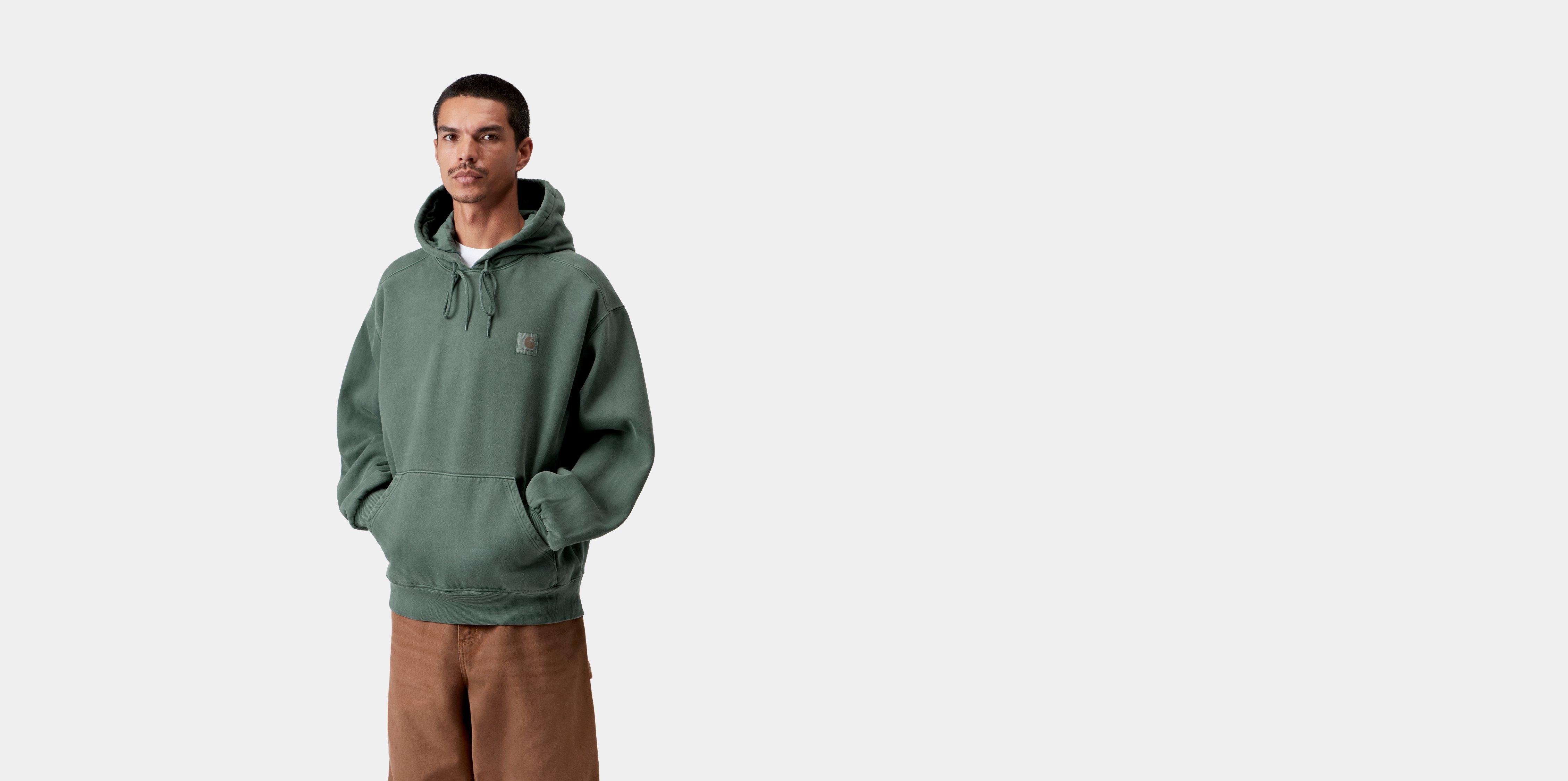 Carhartt WIP Hooded Vista Sweatshirt Dark Scarab garment dyed | green | XXL | Men