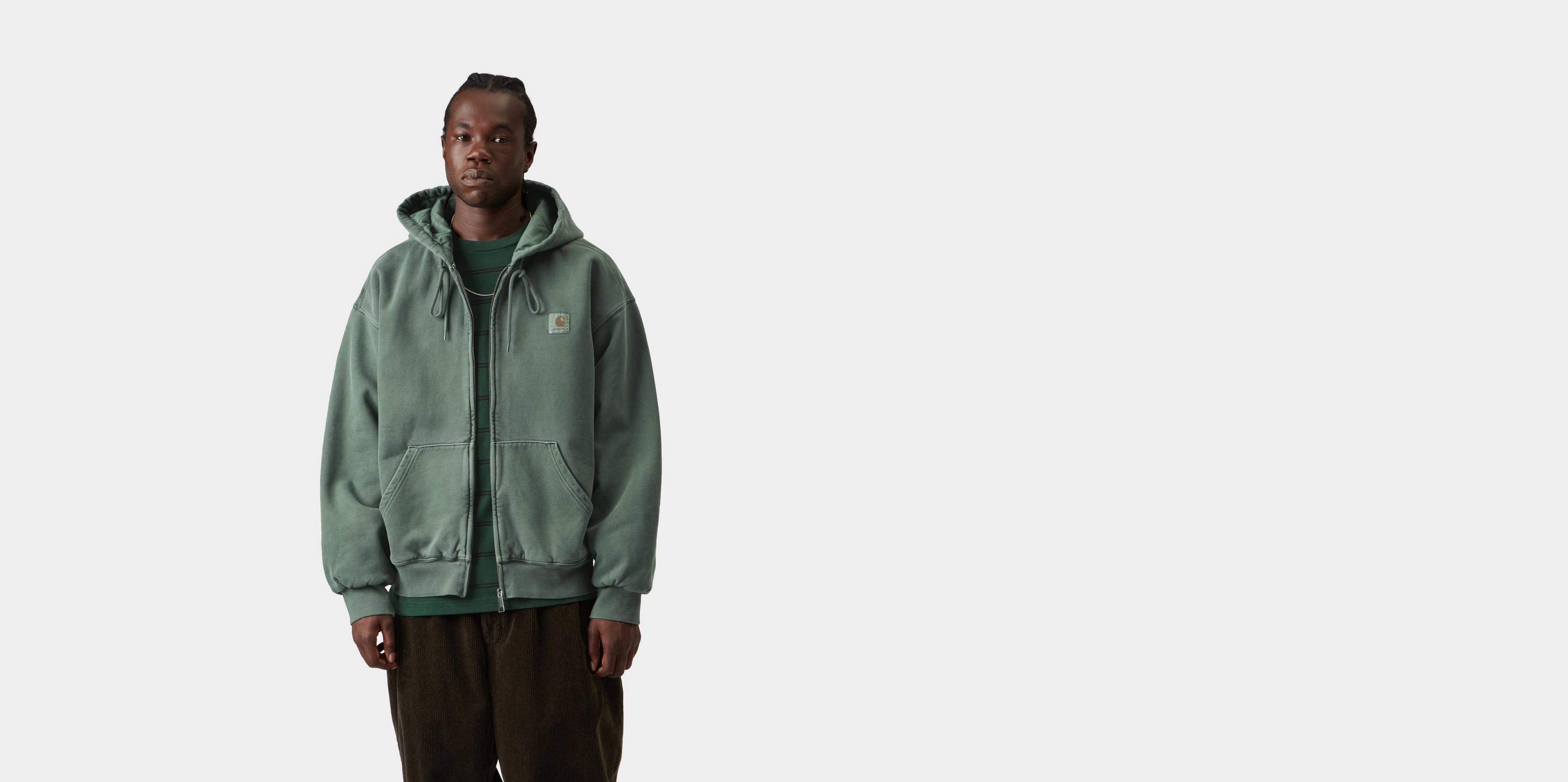 【値下げ】CARHARTT WIP HOODED VISTA パーカー グリーン Carhartt WIP Hooded Vista Jacket, Dark Scarab | Official Online Store