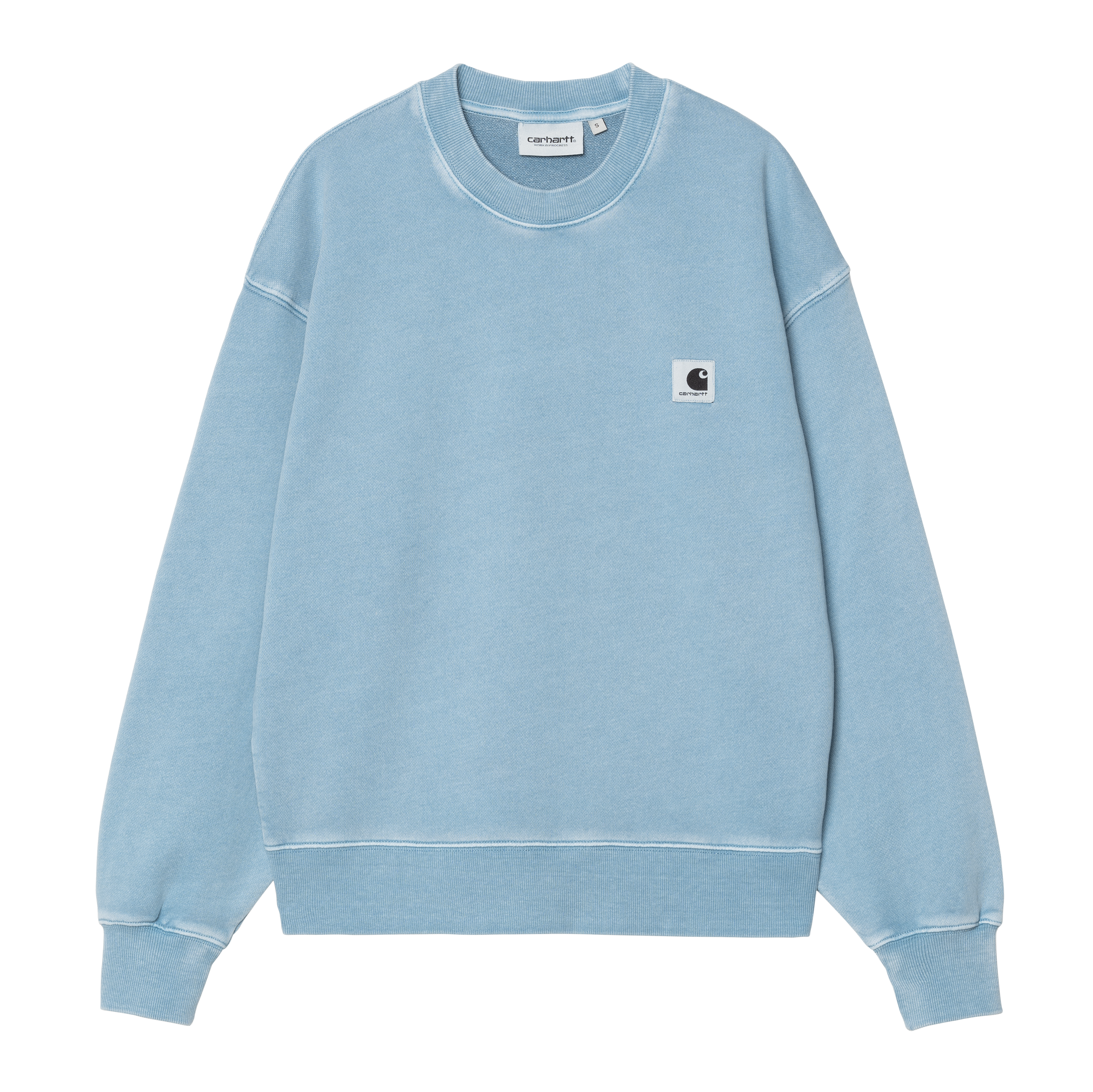 【関税&送料込】Carhartt Wip Nelson Cotton Sweatshirt With L Carhartt WIP W' Nelson Sweatshirt, Park | Official Online Store