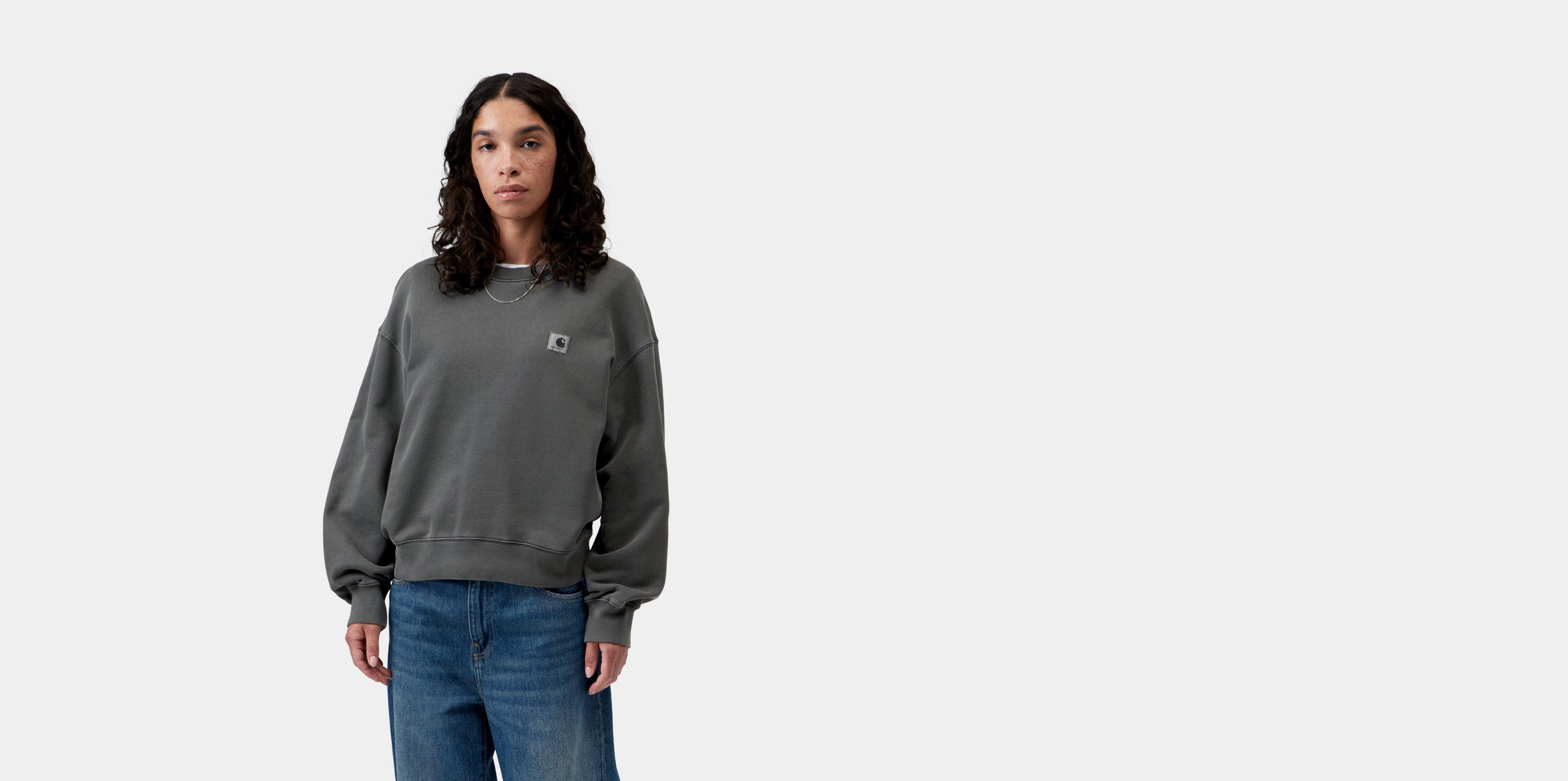 Carhartt WIP W' Nelson Sweatshirt Black garment dyed | XS | Women