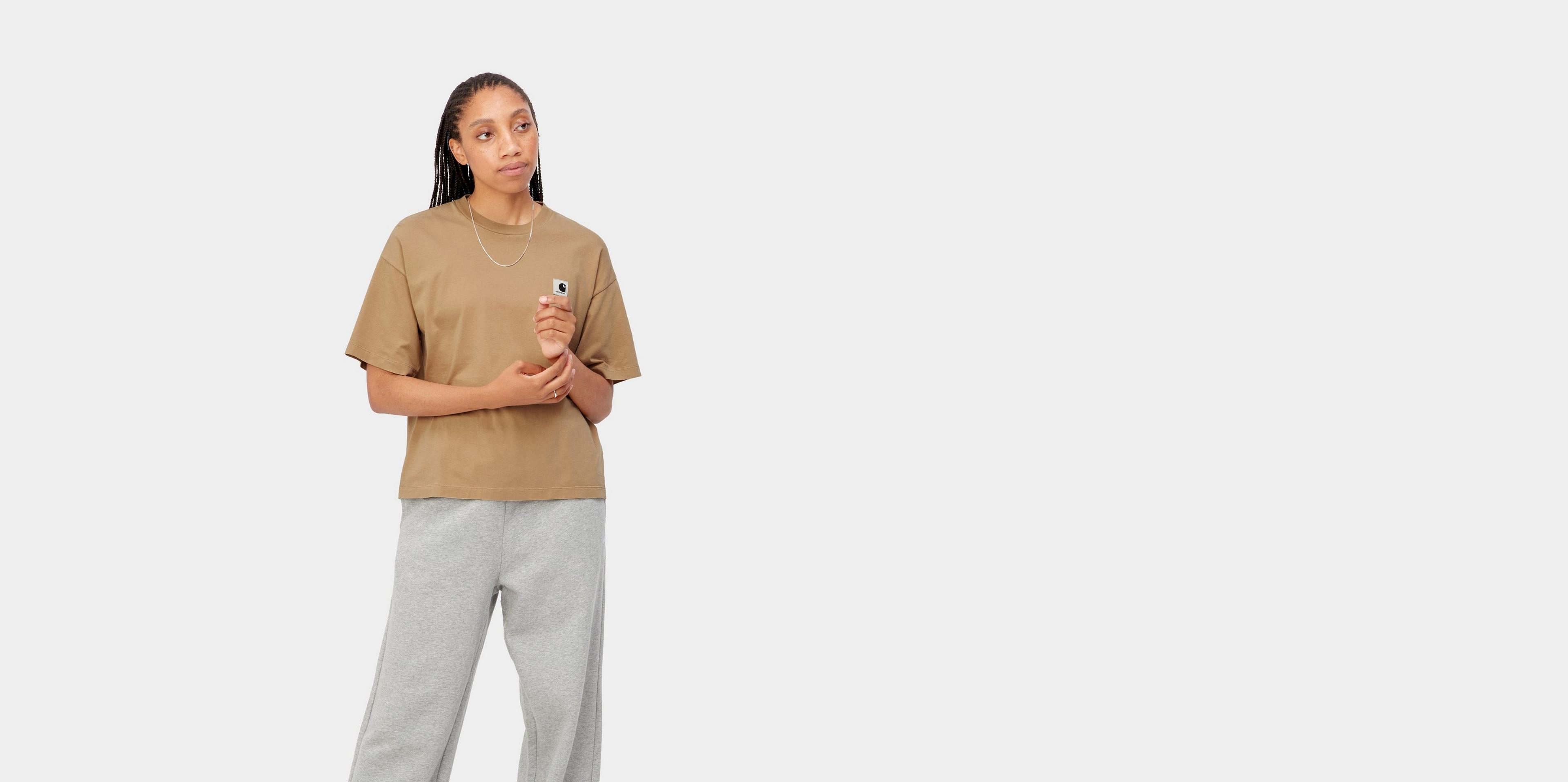 Carhartt WIP W' S/S Nelson T-Shirt, Dusty H Brown | Official