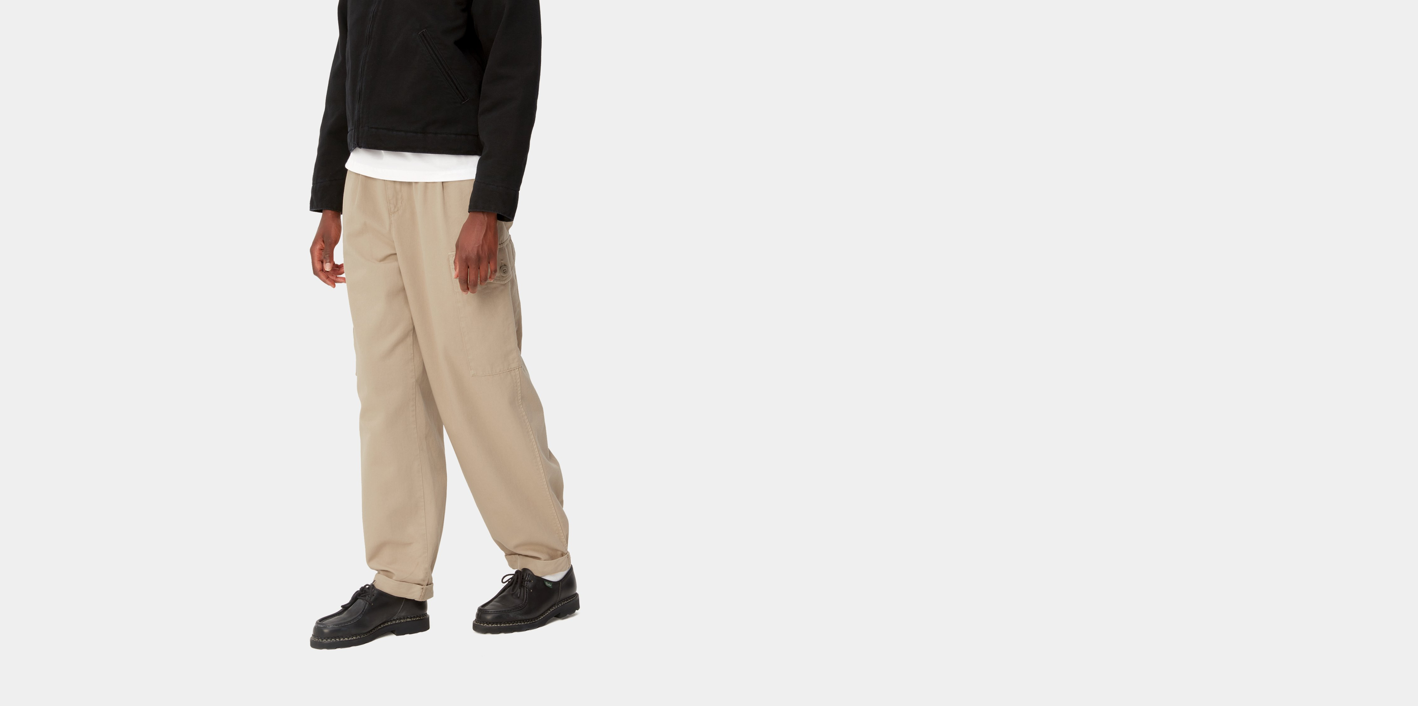 Carhartt WIP Womens Pierce Pant Straight Fit Canvas Trousers - Tamarin