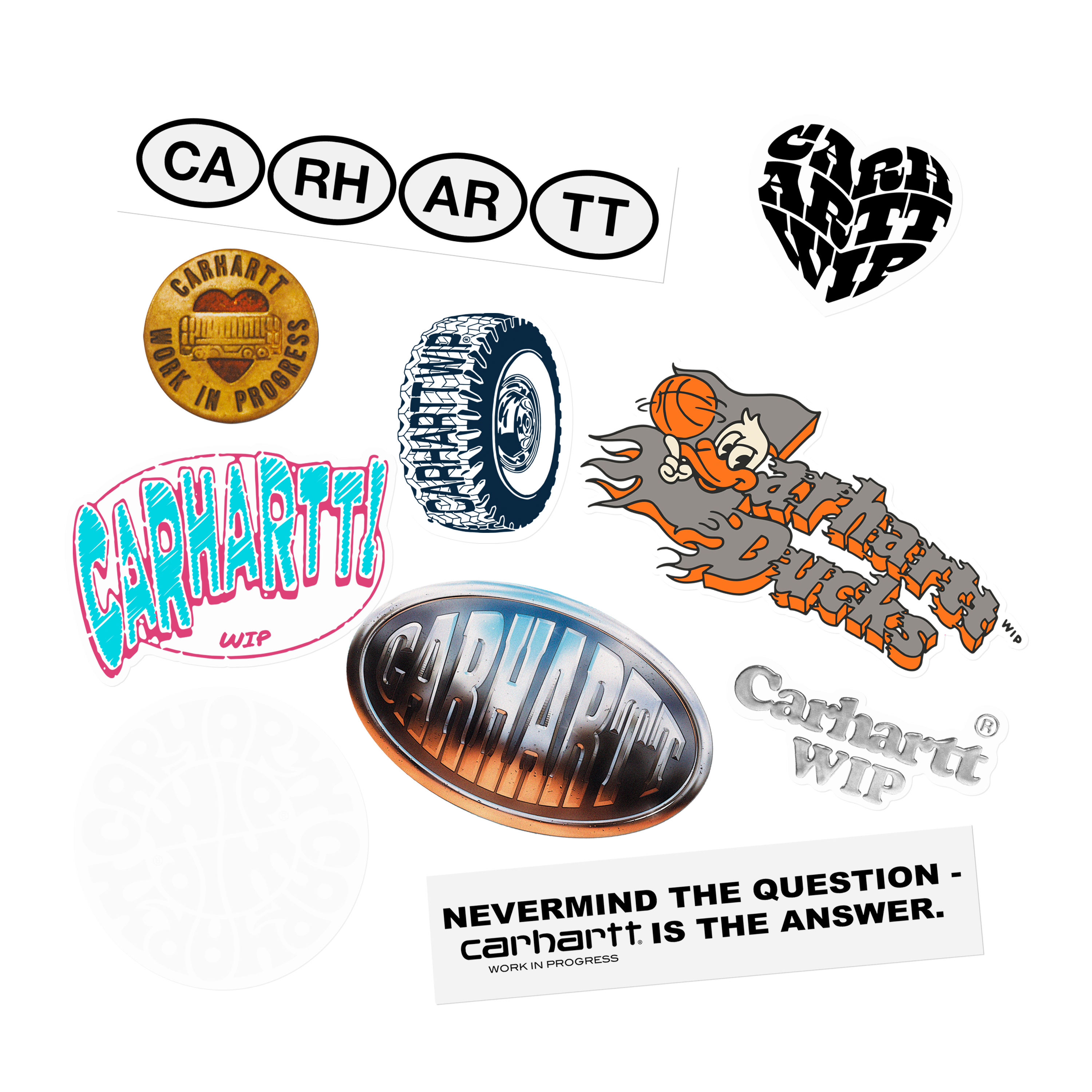 Carhartt WIP Sticker Bag (10 Pack) | King's Cross