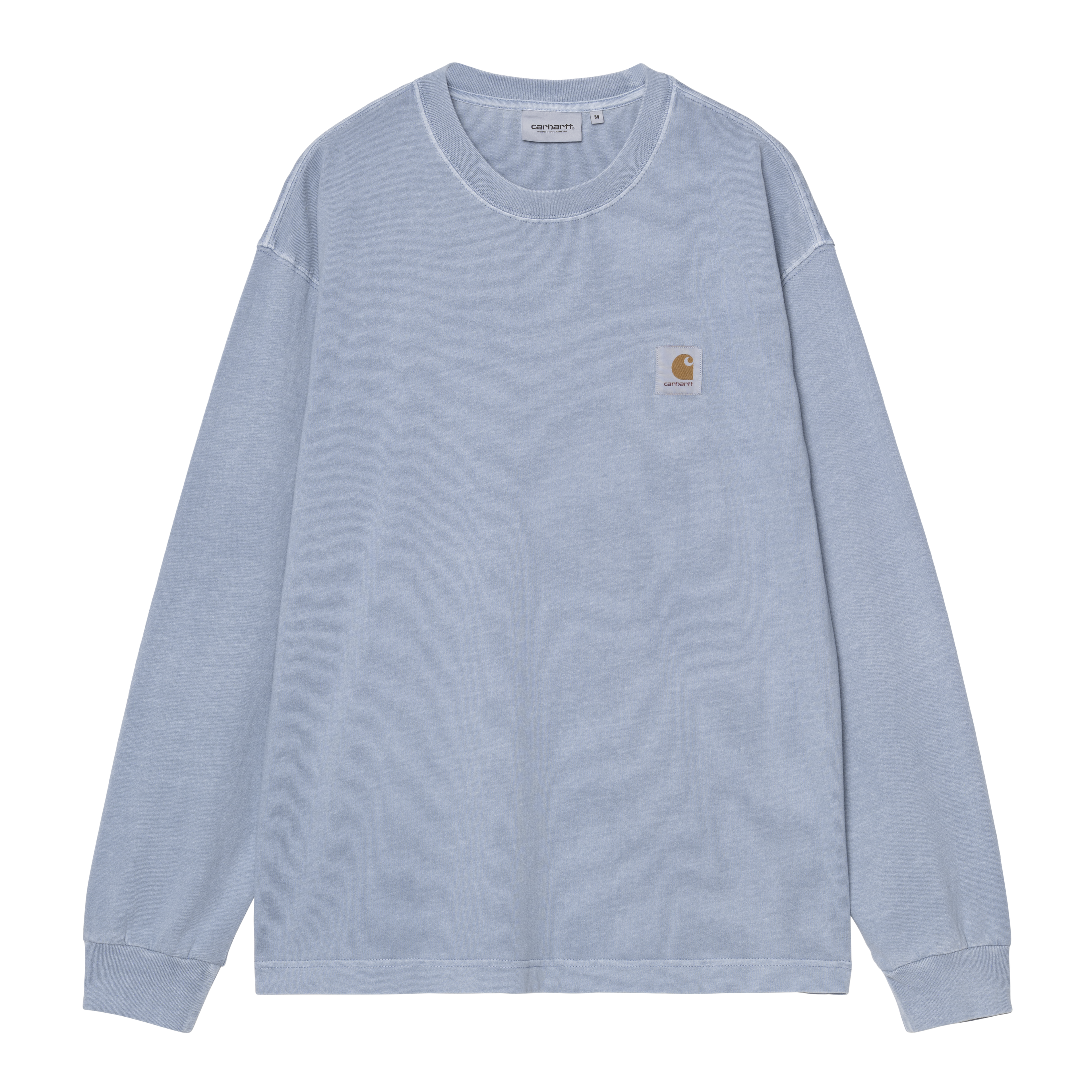 Carhartt WIP L/S Nelson T-Shirt, Gentle Blue | Official Online Store