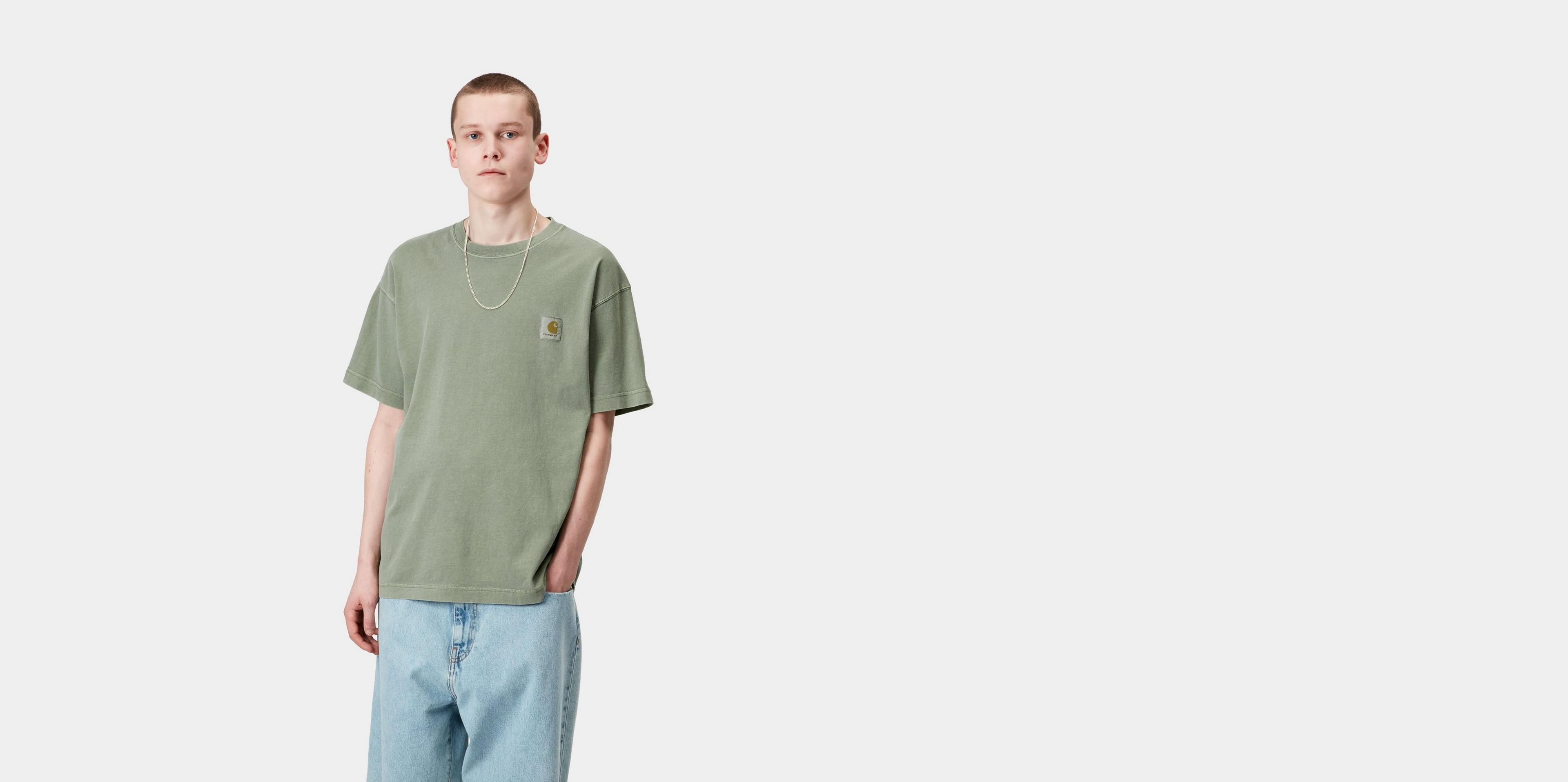 Carhartt WIP S/S Nelson T-Shirt, Park | Official Online Store