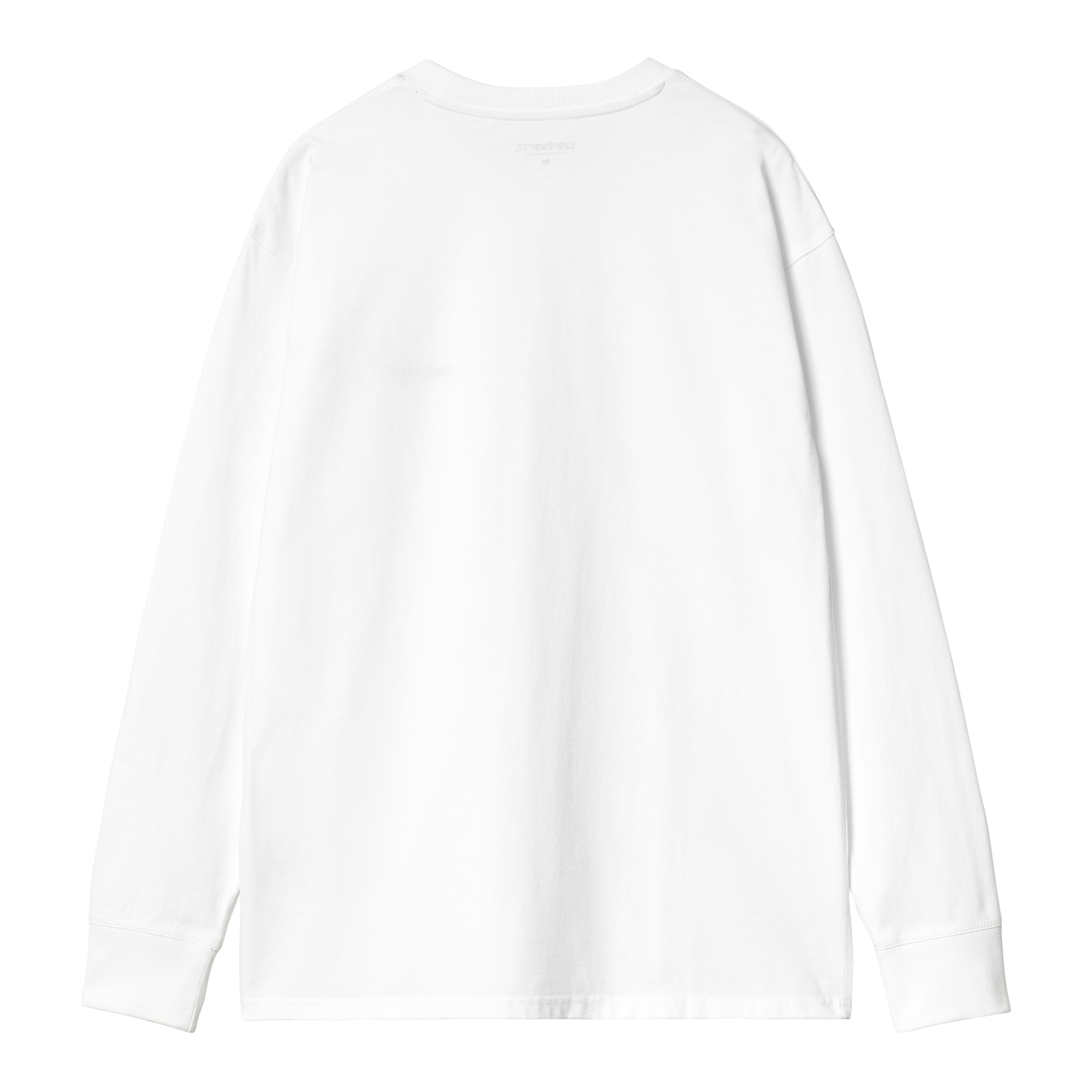 Carhartt WIP L/S American Script T-Shirt, White | Official Online Store