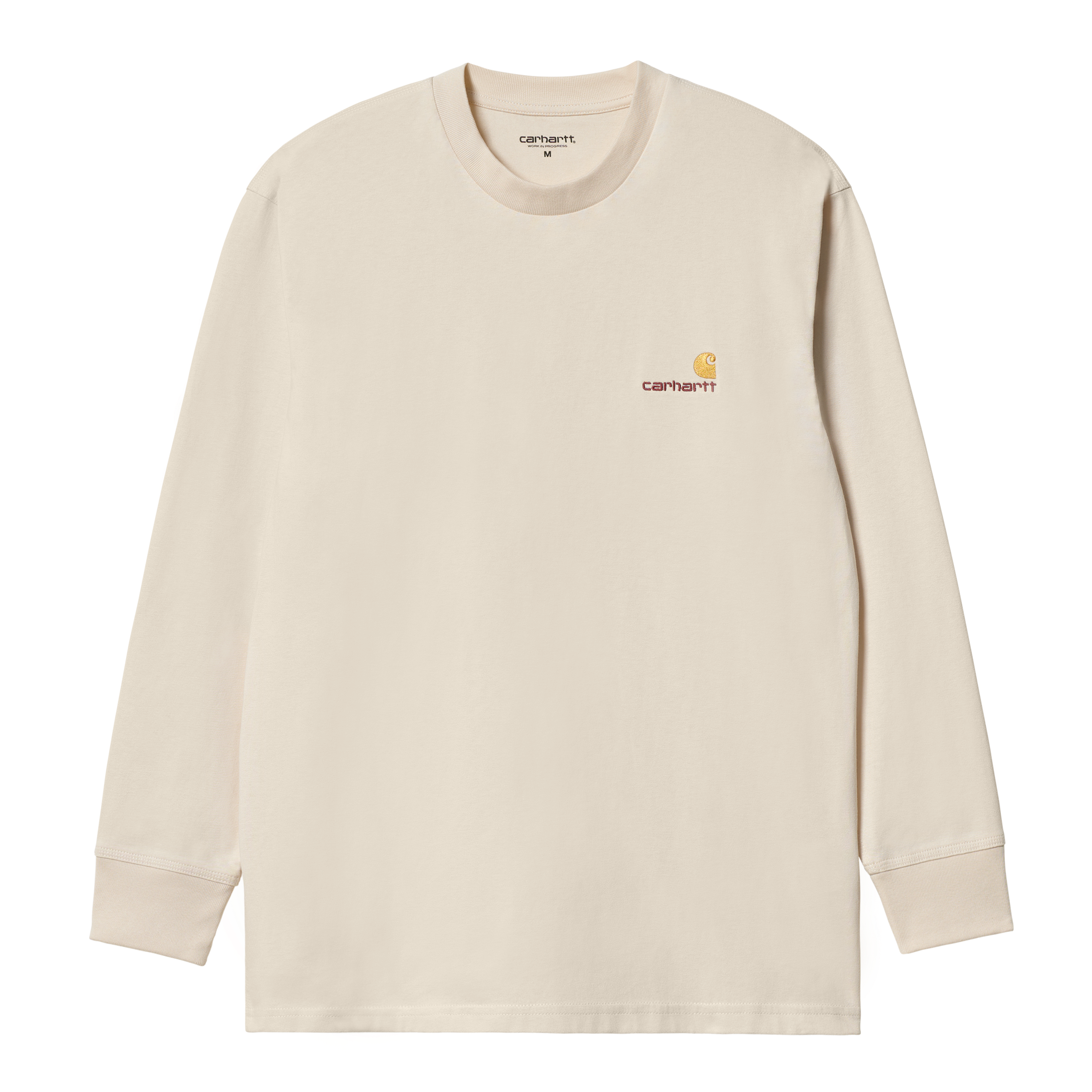 ★【CARHARTT WIP】★L/S SCRIPT LEFT T-SHIR.T★Tシャツ★ Carhartt WIP L/S American Script T-Shirt, White | Official