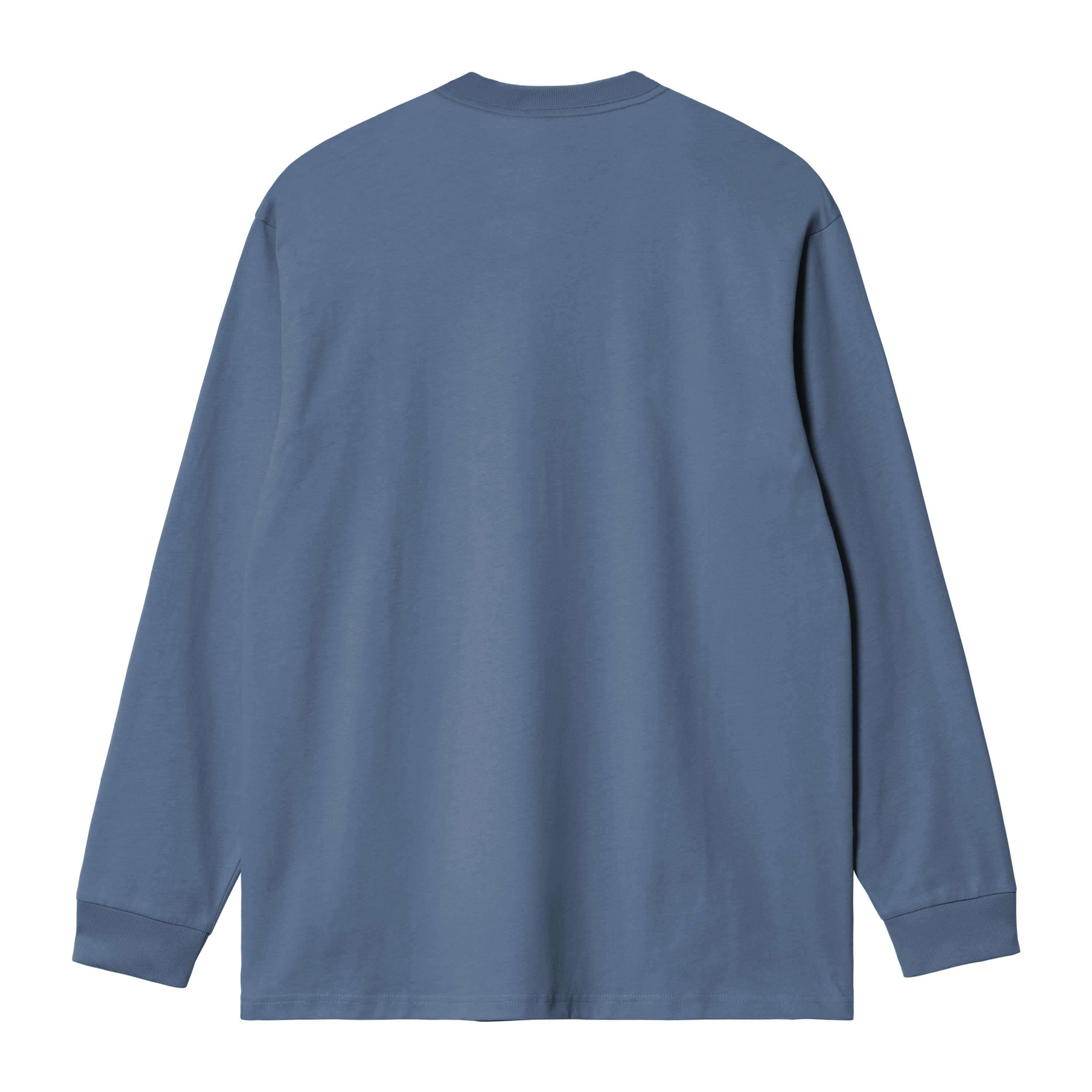 Carhartt WIP Long Sleeve American Script T-Shirt in Blue
