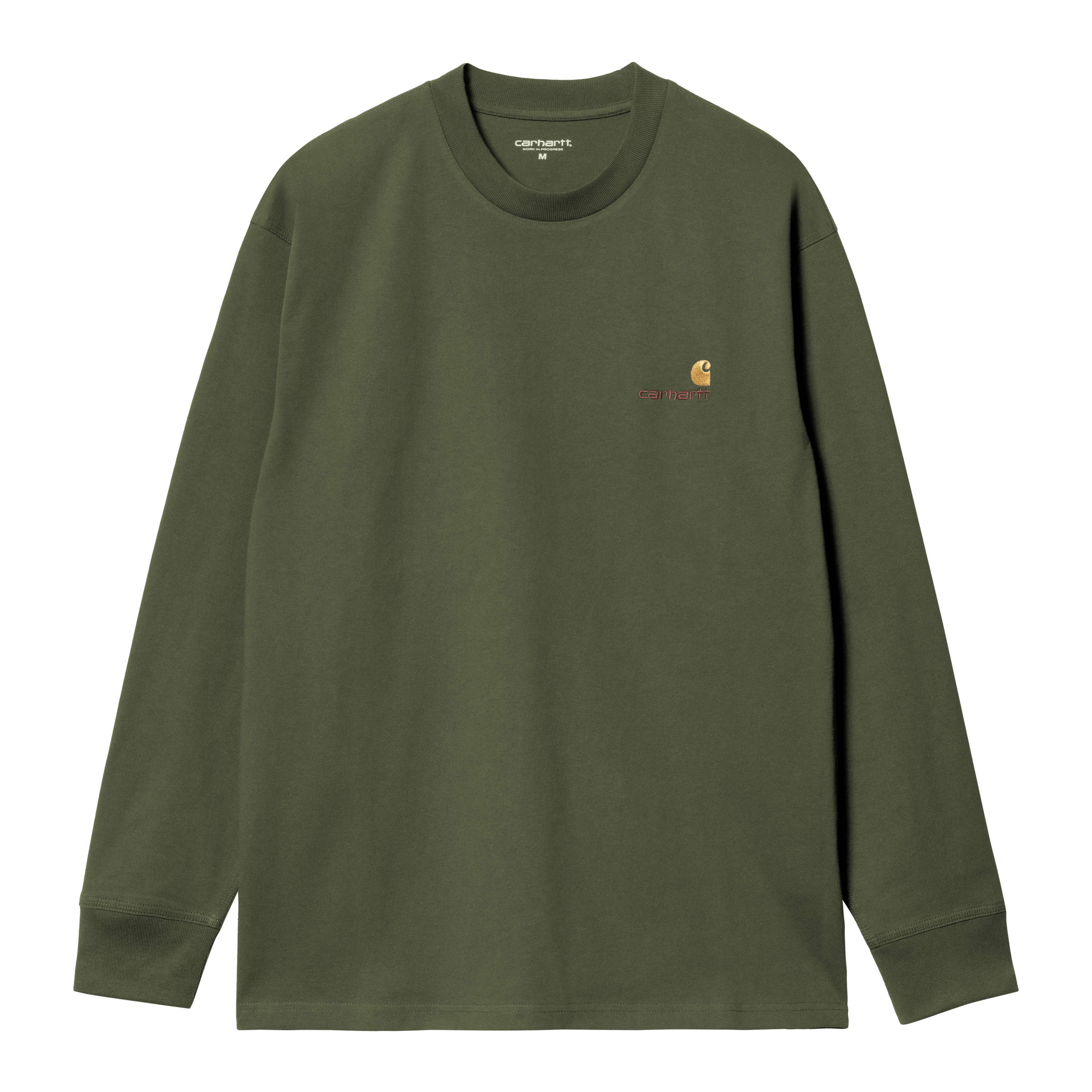 Carhartt WIP Long Sleeve American Script T-Shirt Vert