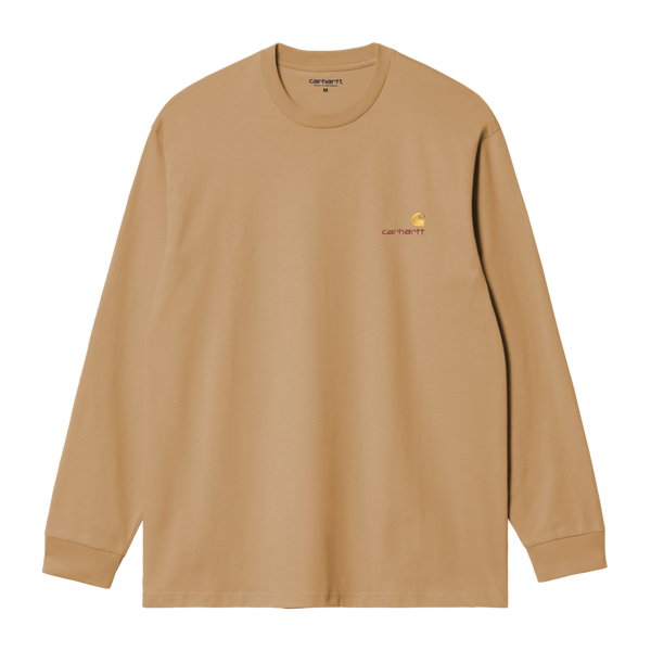 L/S American Script T-Shirt WIP Dusty H