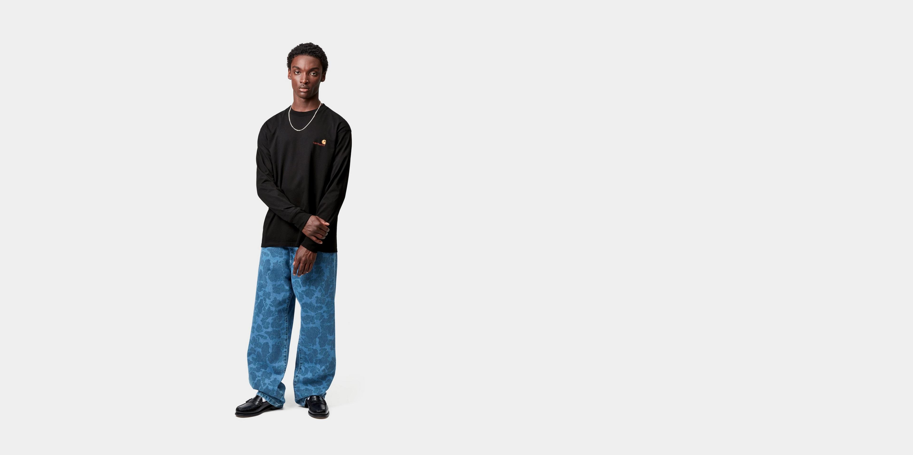 ★2024SS新作★CARHARTT★L/S AMERICAN SCRIPT T-SHIRT Carhartt WIP L/S American Script T-Shirt, Natural | Official
