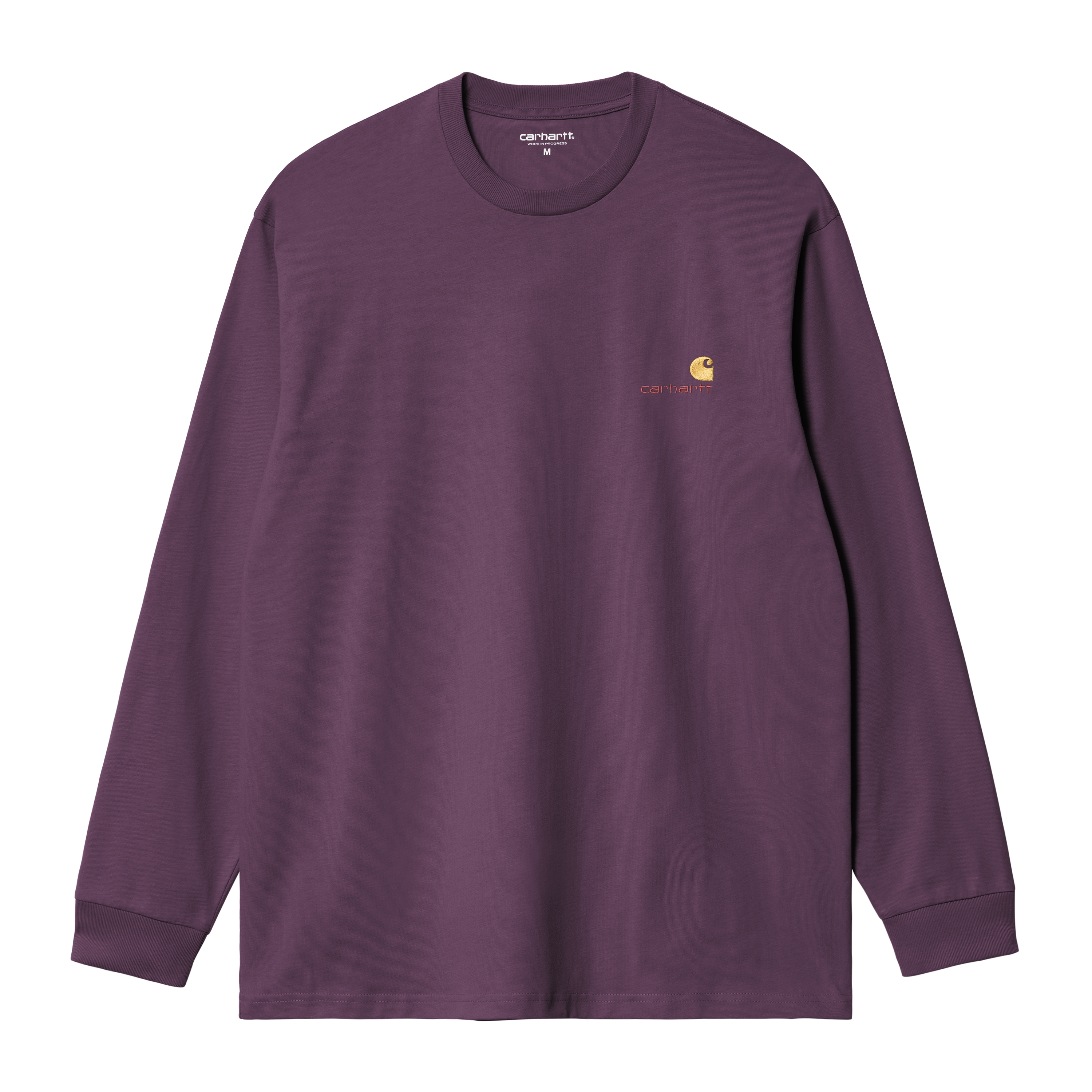 Carhartt WIP Long Sleeve American Script T-Shirt in Lilla