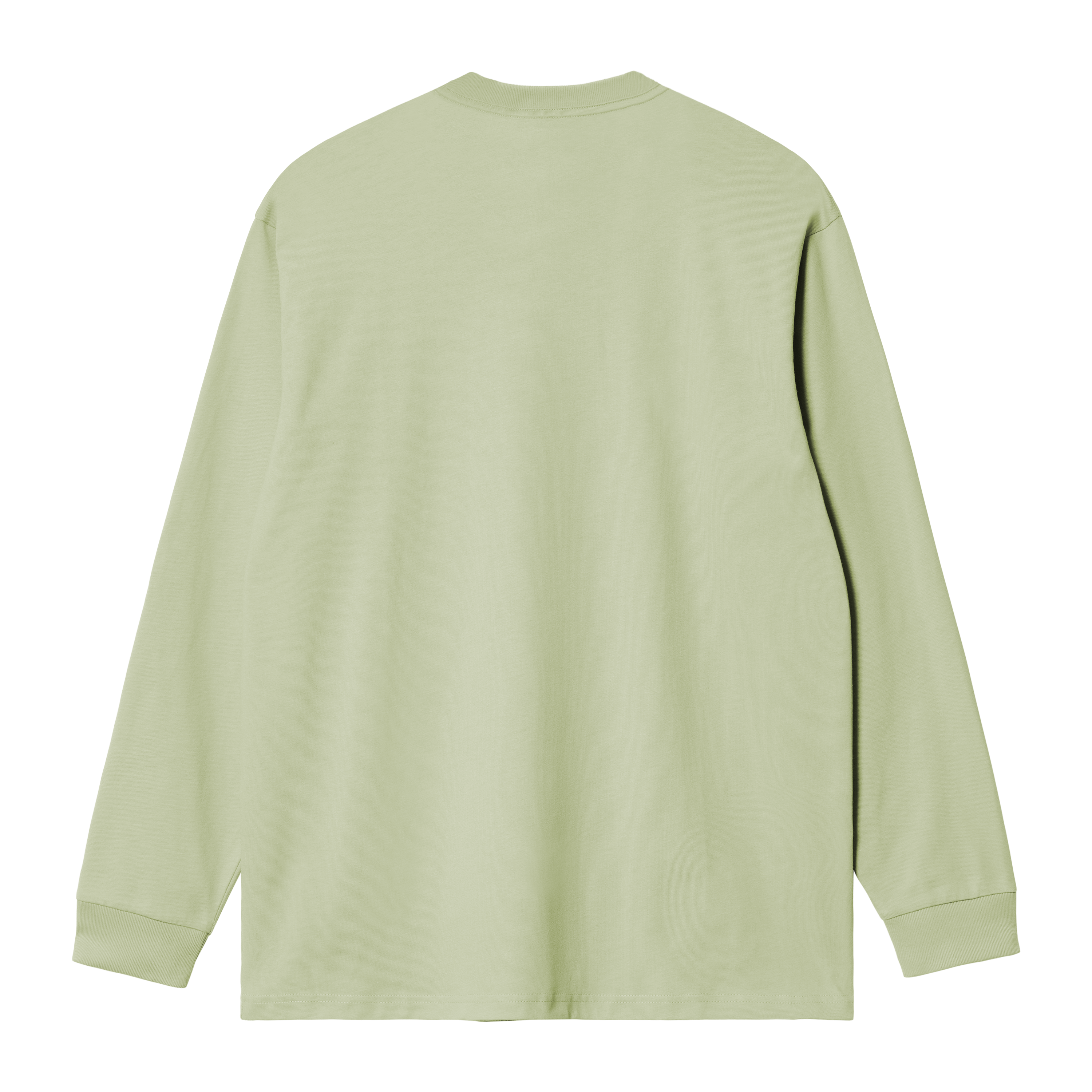 Carhartt WIP Long Sleeve American Script T-Shirt in Green