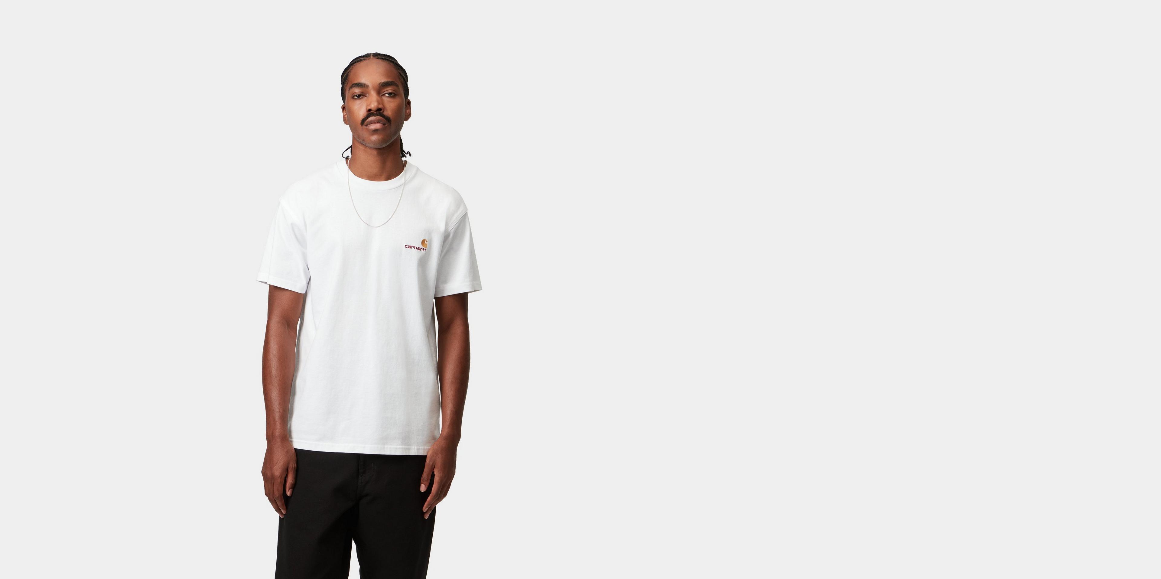 [CARHARTT]★韓国大人気★L/S AMERICAN SCRIPT T-SHIRT Carhartt WIP L/S American Script T-Shirt, Ash Heather