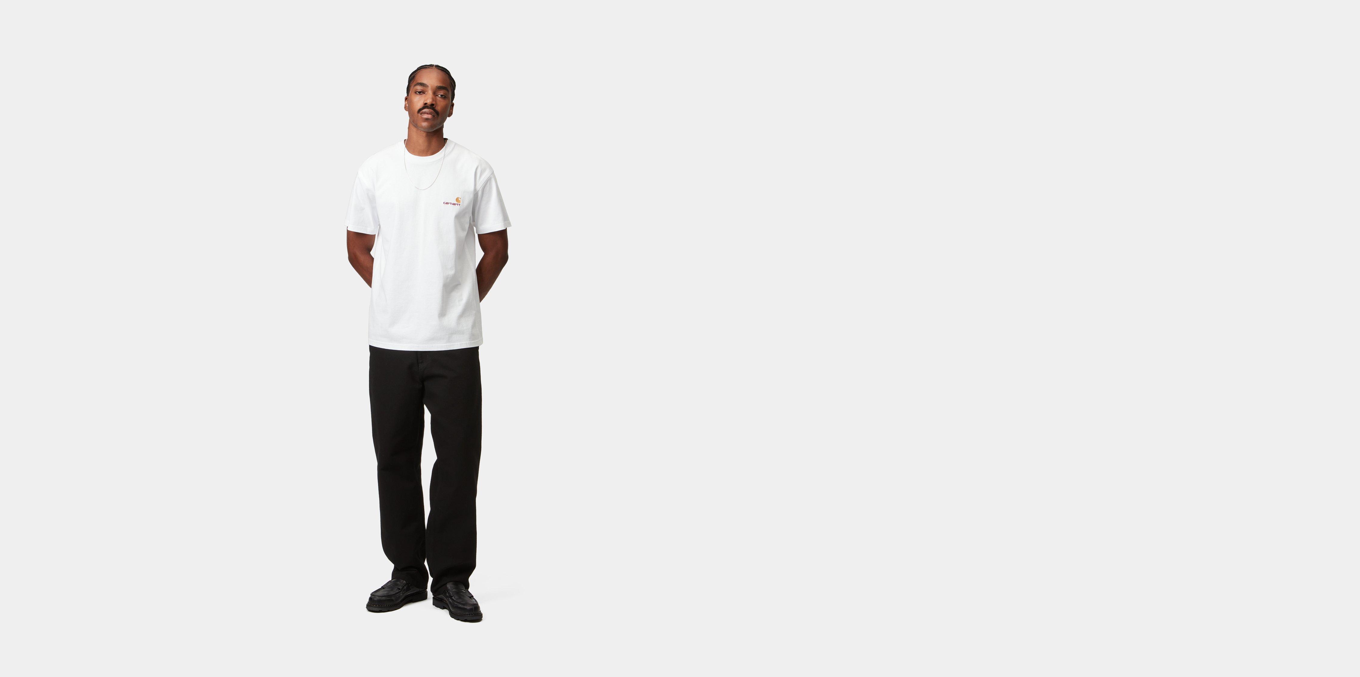 [CARHARTT]★韓国大人気★S/S AMERICAN SCRIPT T-SHIRT Carhartt WIP S/S American Script T-Shirt, Black | Official