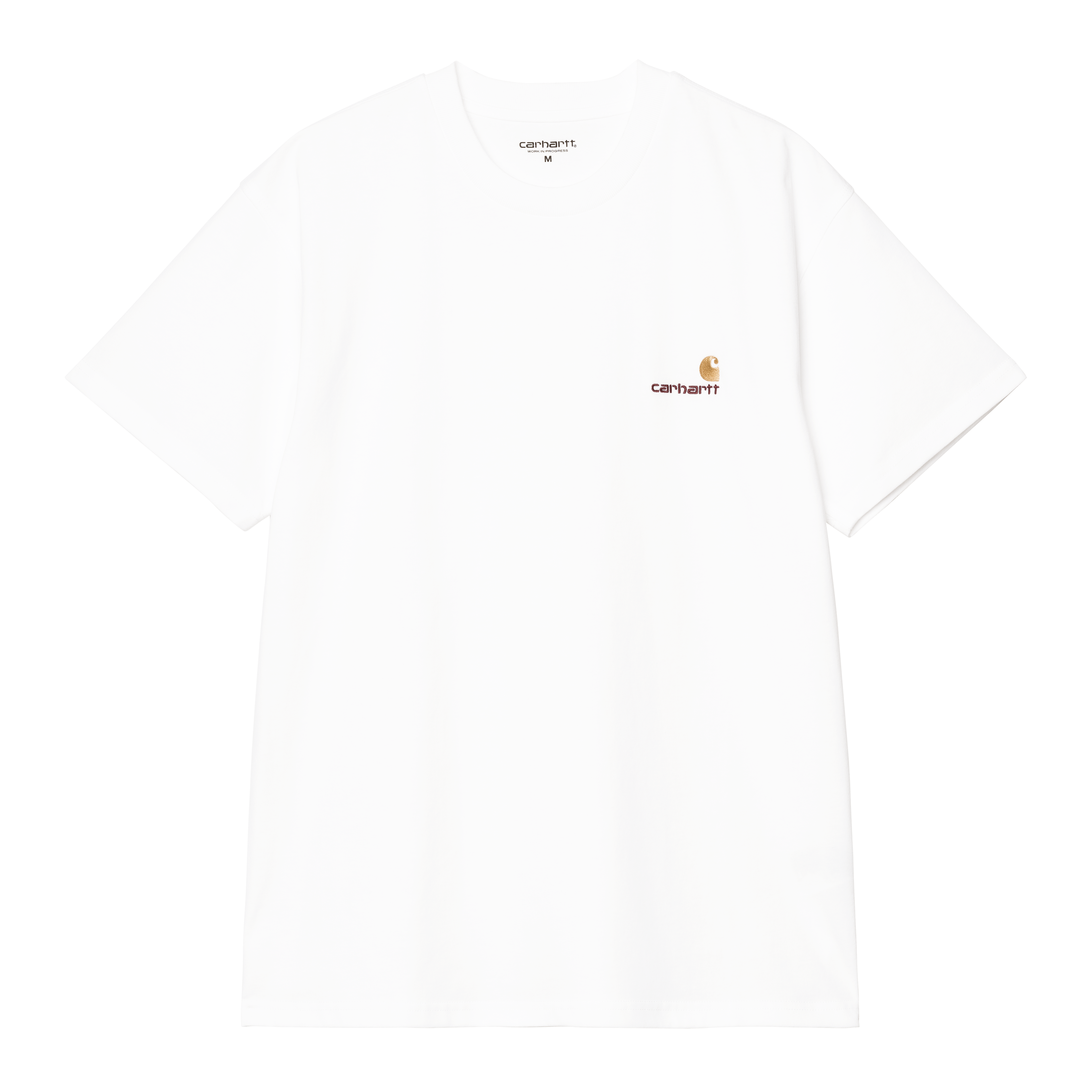 Carhartt WIP S/S American Script T-Shirt, White | Official