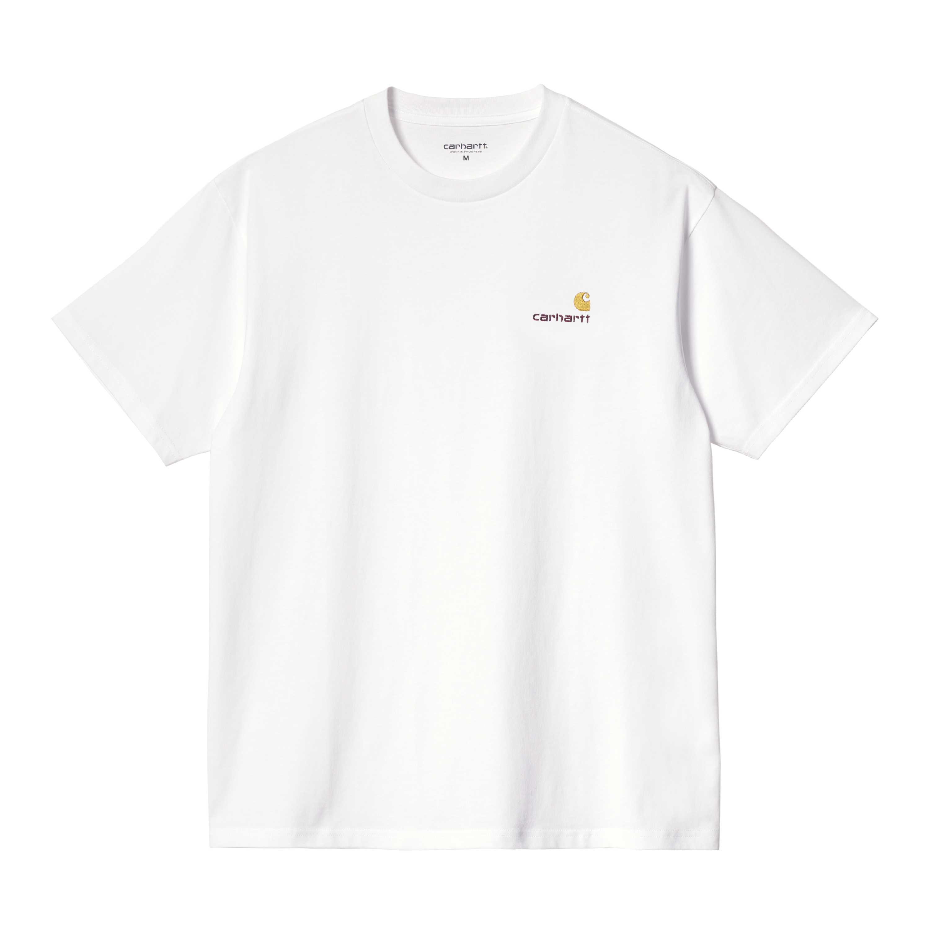 Carhartt WIP Short Sleeve American Script T-Shirt in White