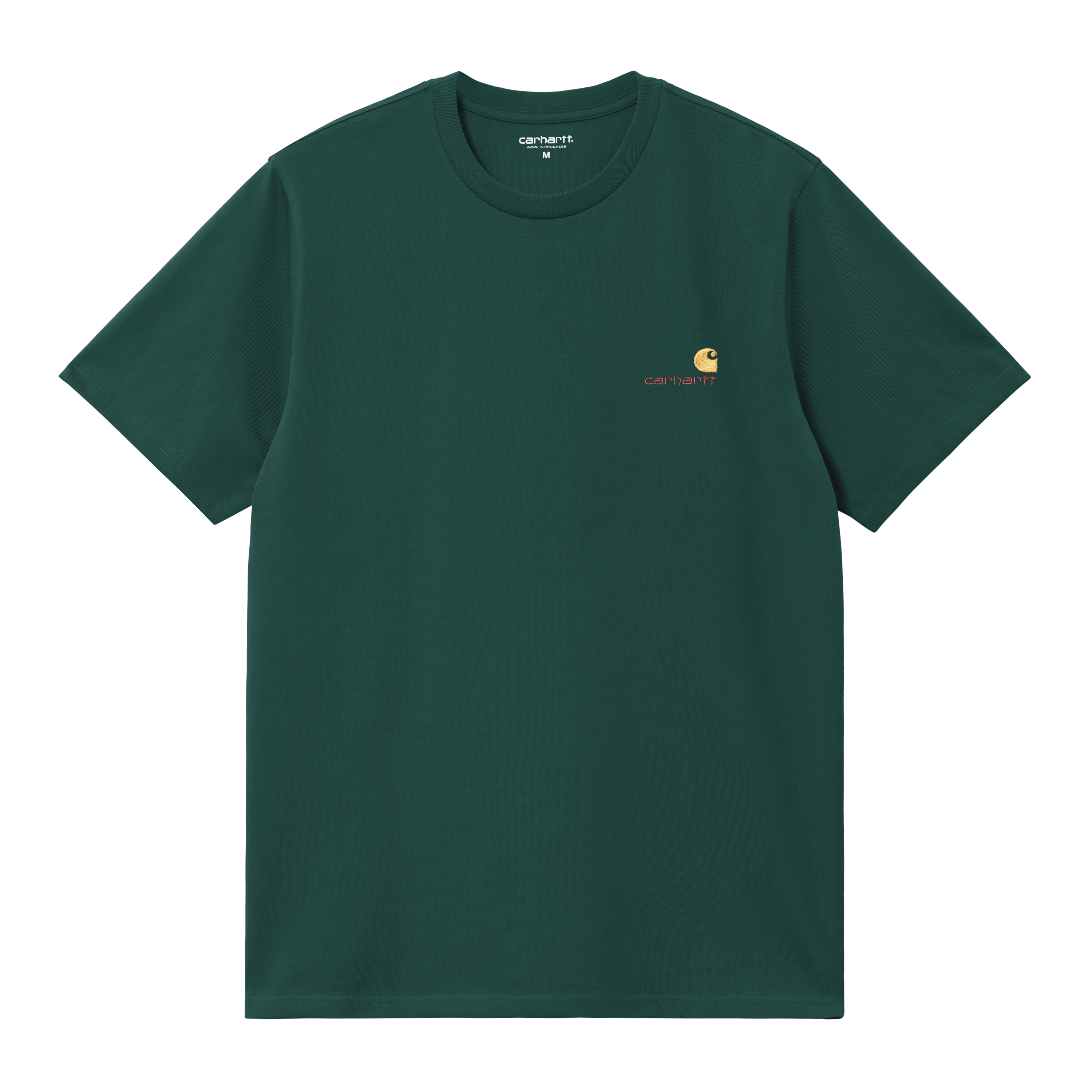 Carhartt WIP S/S American Script T-Shirt, Dark Fir | Negozio