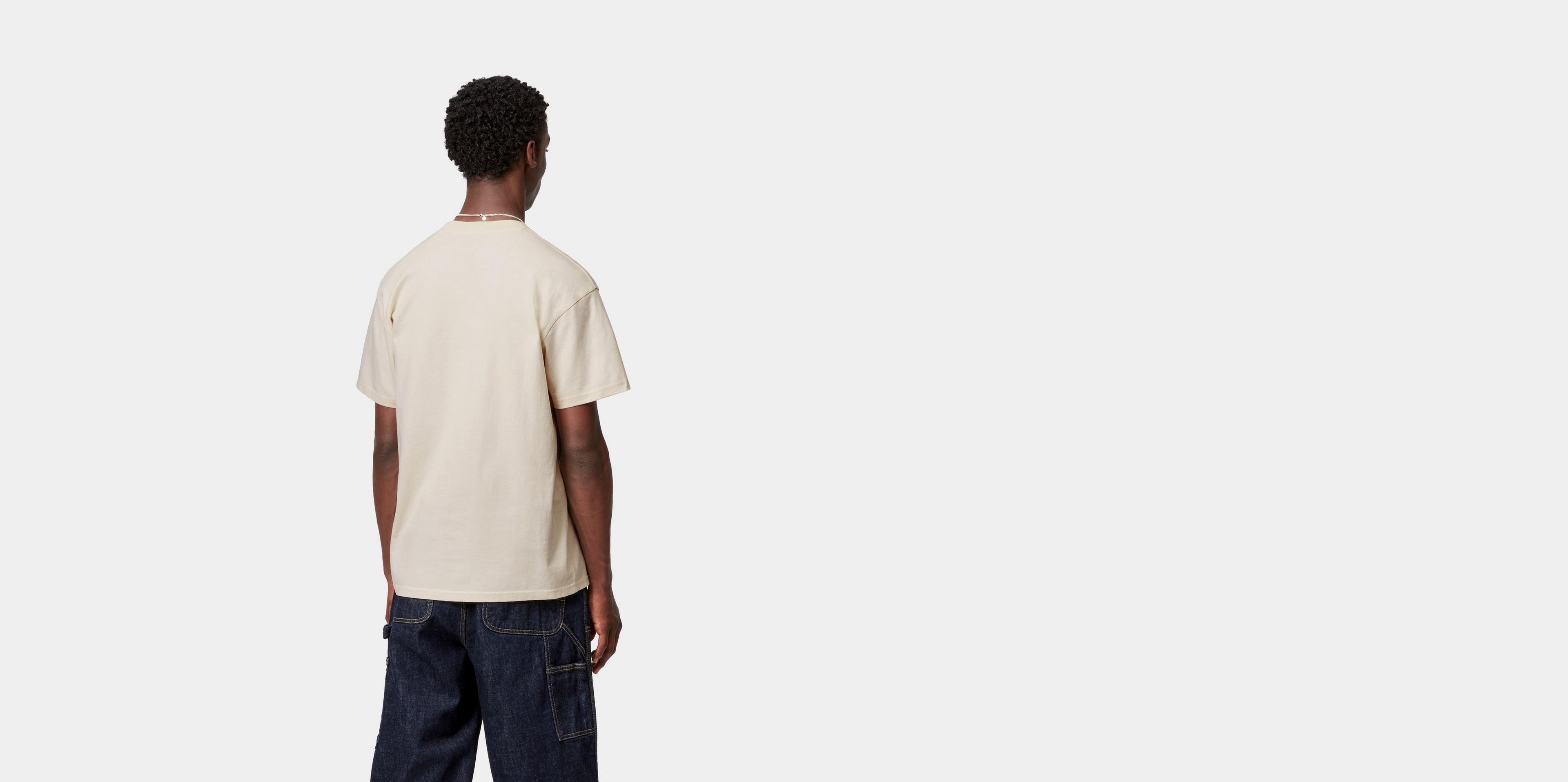 Carhartt WIP S/S American Script T-Shirt, Natural | Official