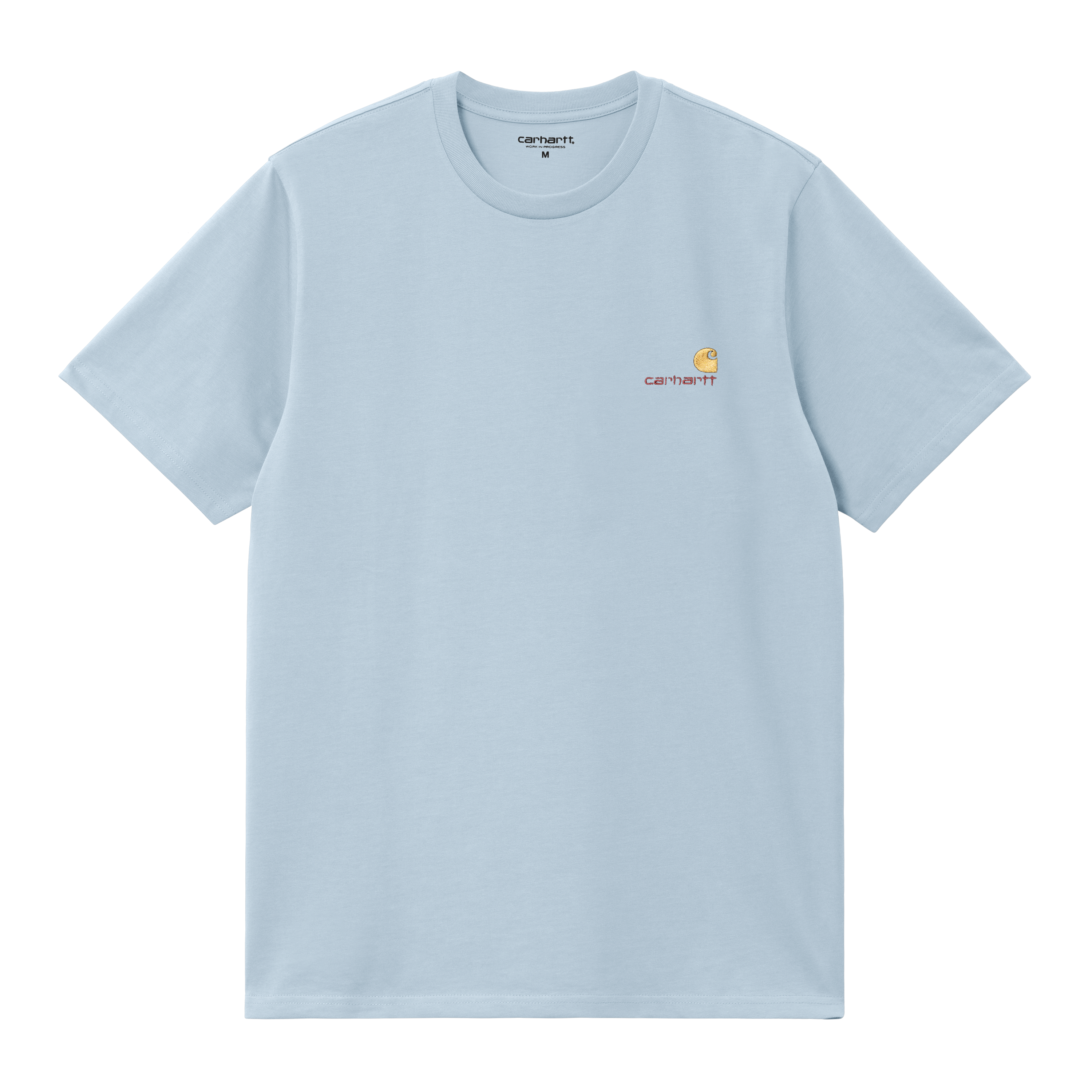 Carhartt WIP Short Sleeve American Script T-Shirt em Azul