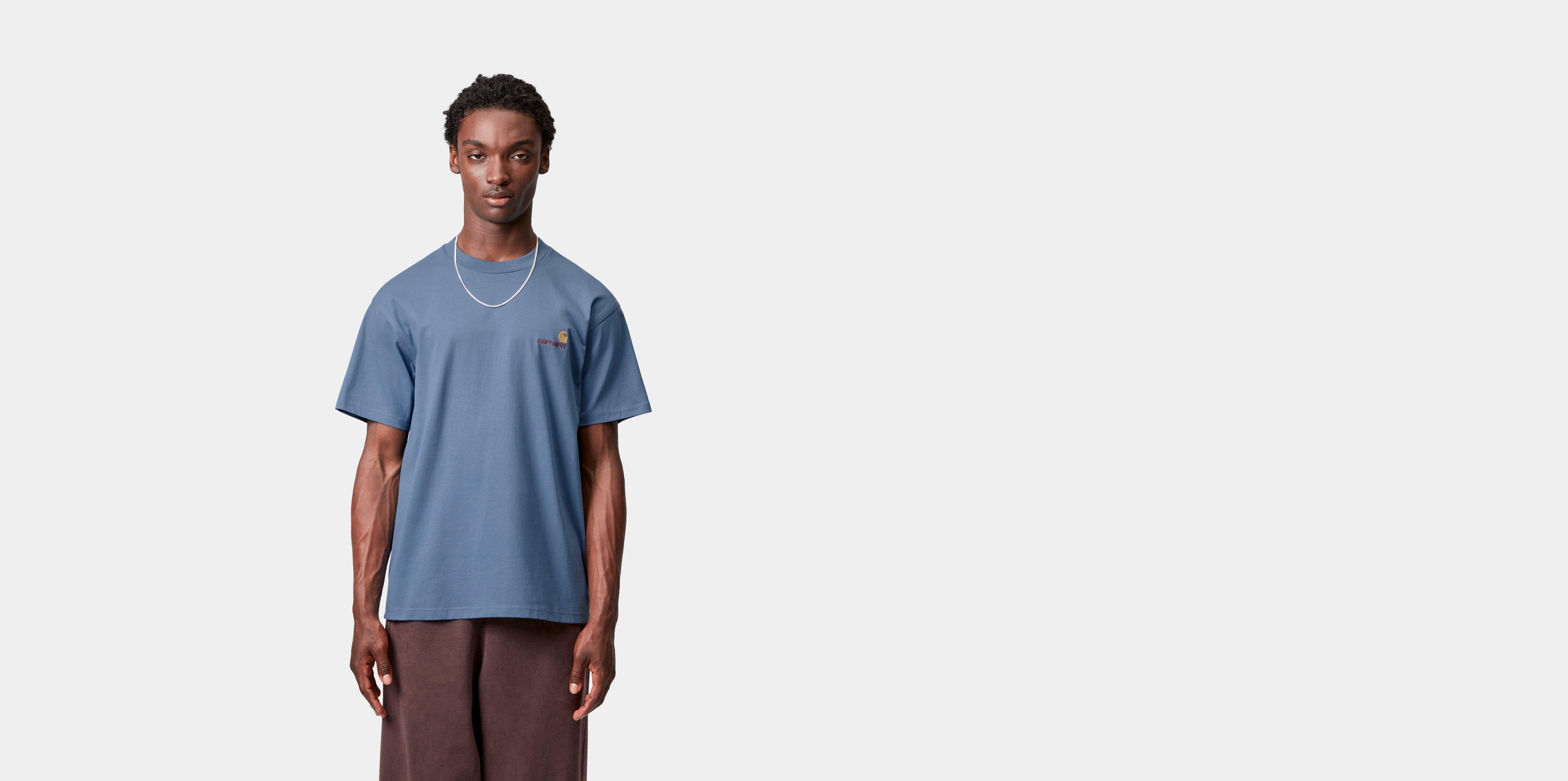 Carhartt WIP S/S American Script T-Shirt, Sorrent | Official