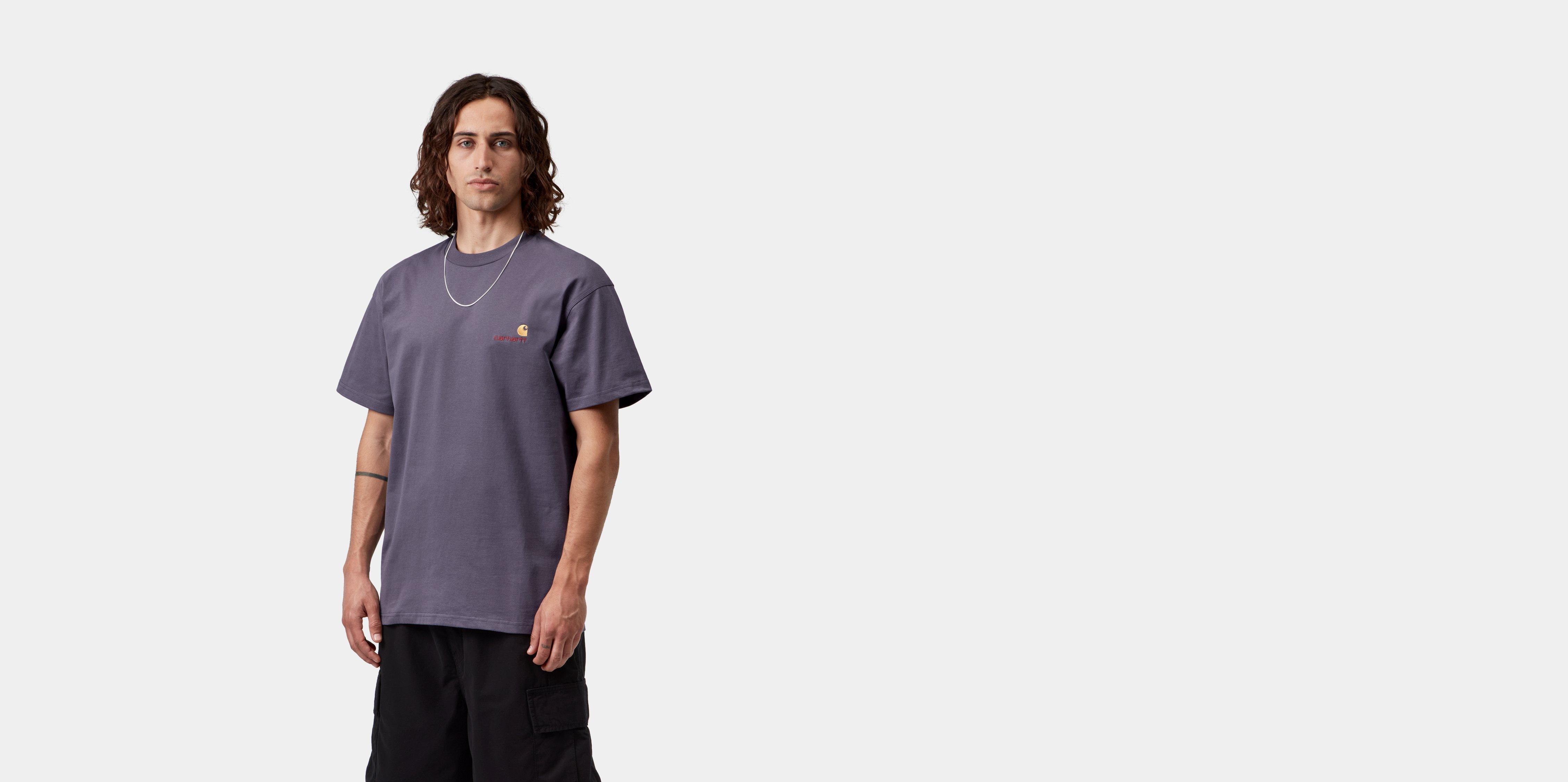 Carhartt WIP S/S American Script T-Shirt Shady Purple | XL | Men