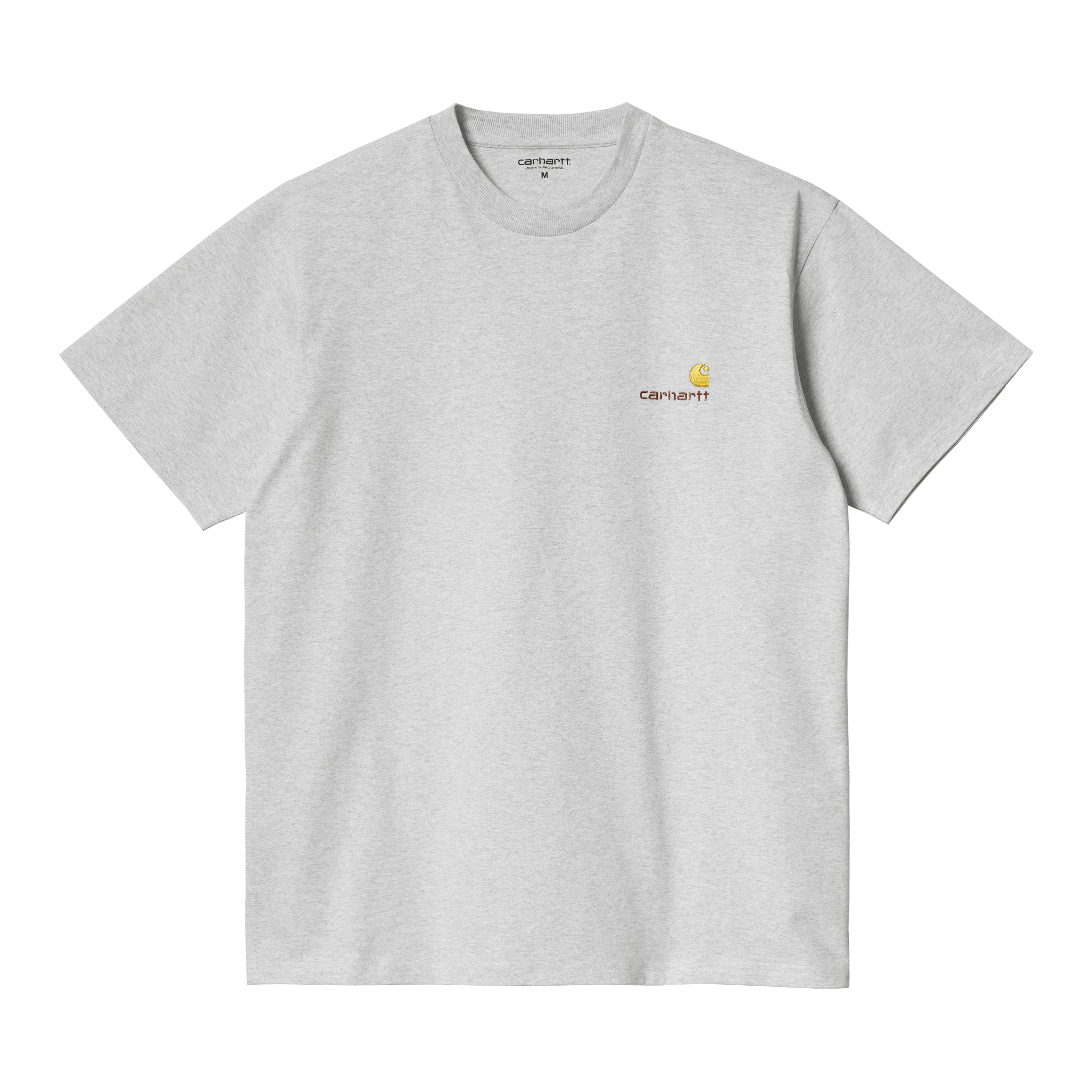 Carhartt WIP Short Sleeve American Script T-Shirt in Grau