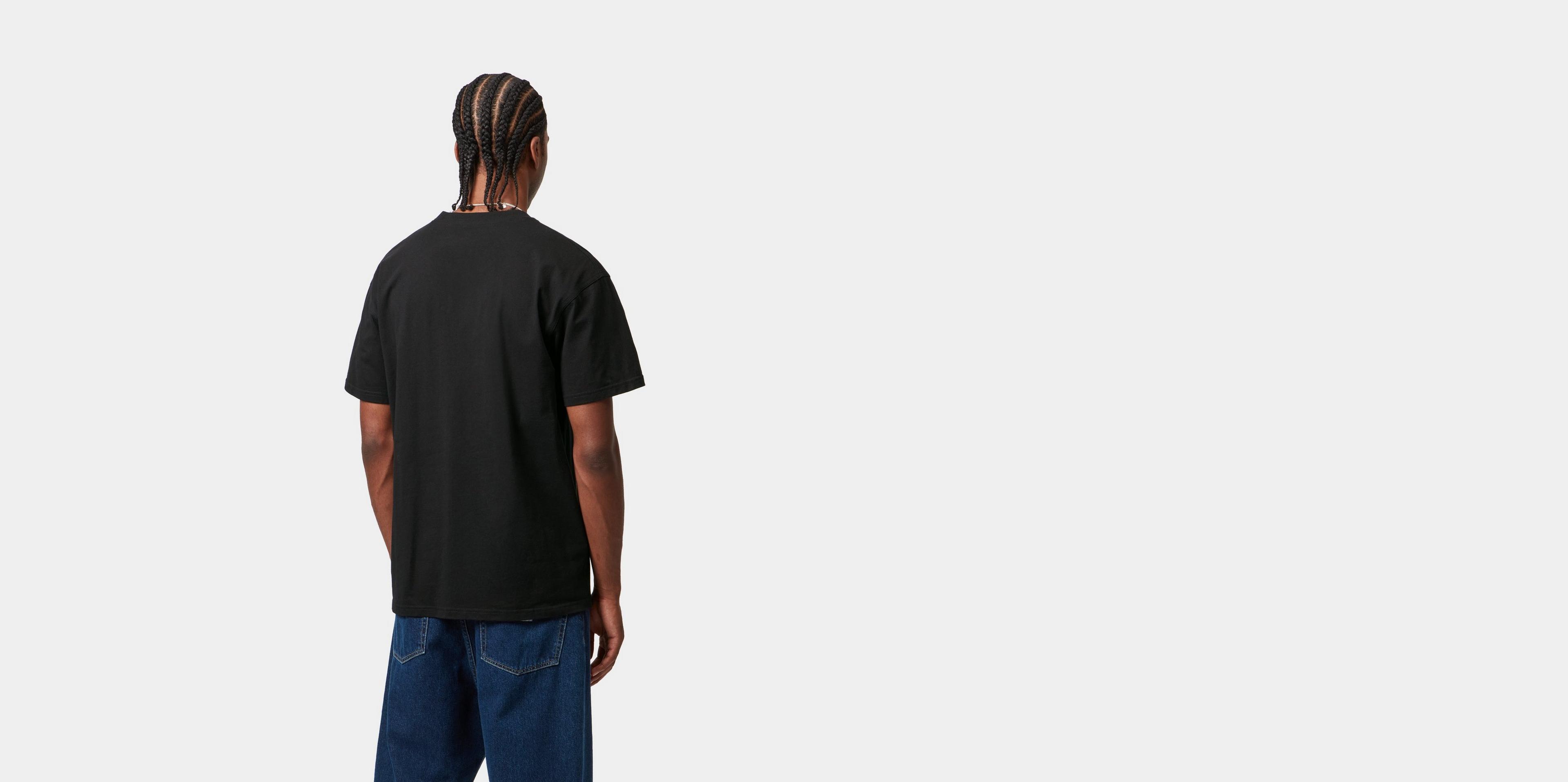CARHARTT WIP | S/S AMERICAN SCRIPT T-SHIRT BLACK 半袖Tシャツ Carhartt WIP S/S American Script T-Shirt, Black | Boutique